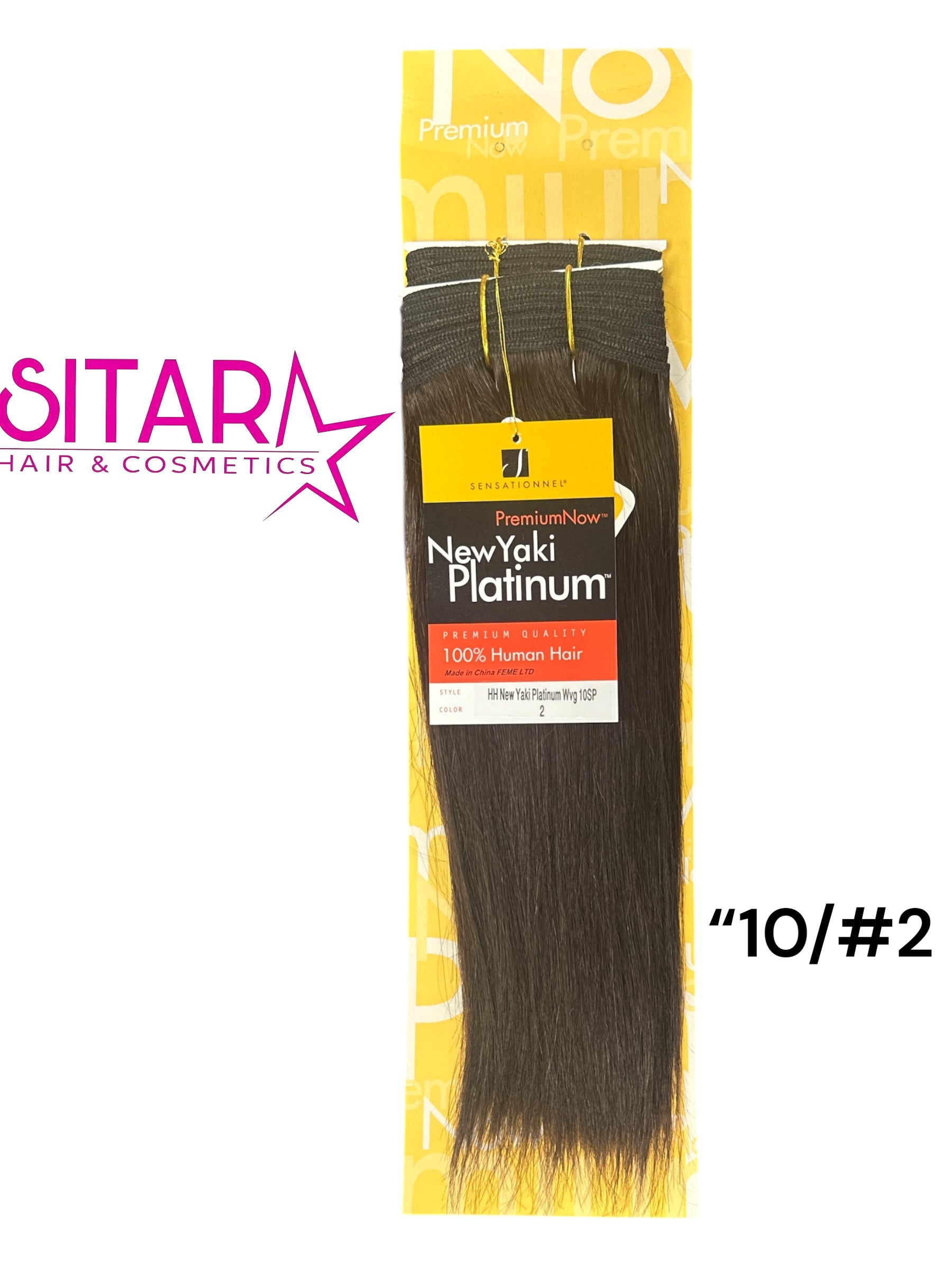 Yaki Platinum 100% Human Hair Weave