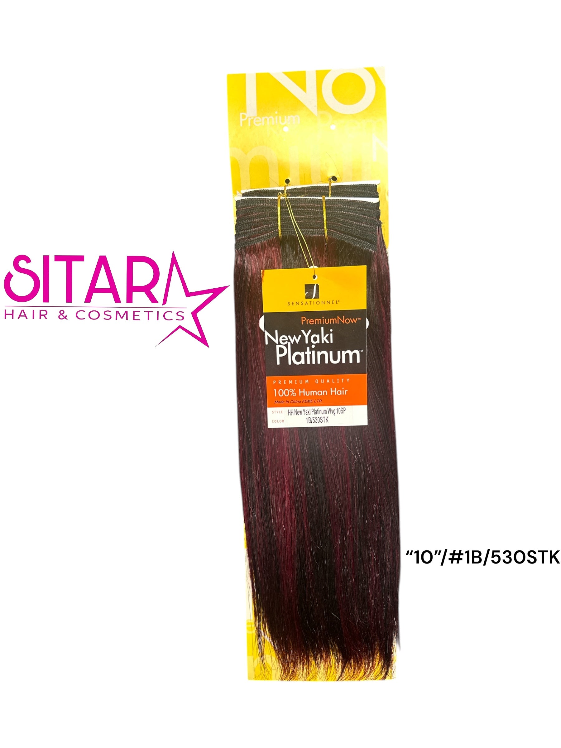 Yaki Platinum 100% Human Hair Weave