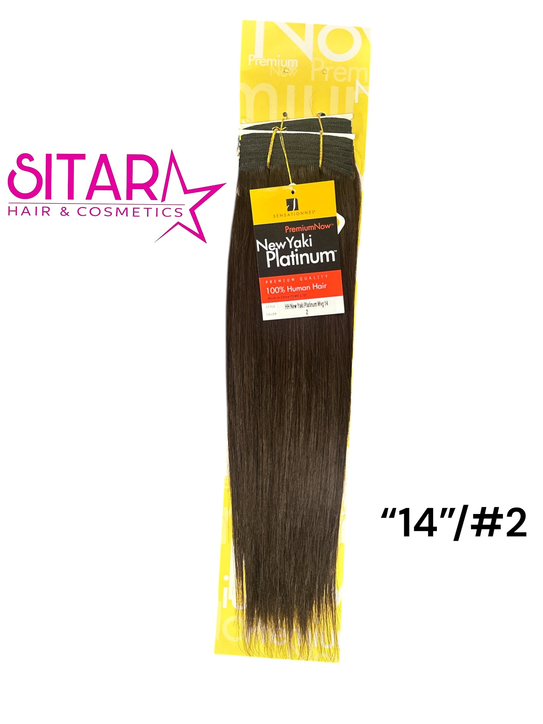 Yaki Platinum 100% Human Hair Weave
