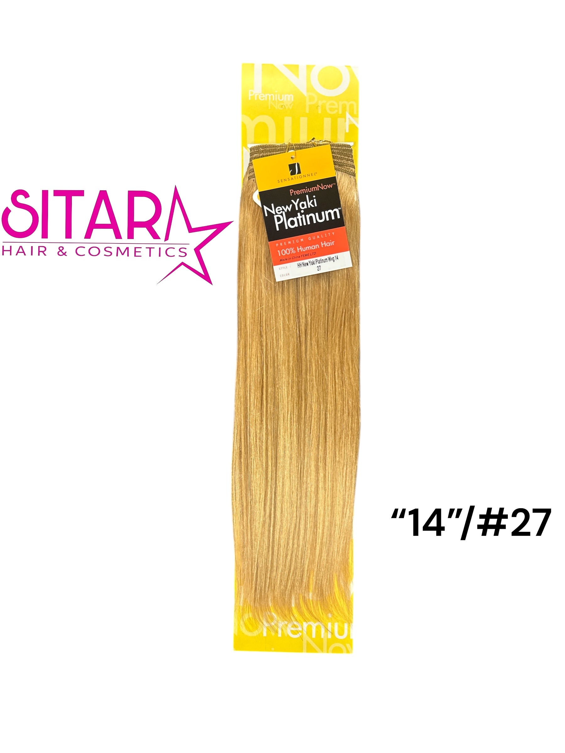 Yaki Platinum 100% Human Hair Weave
