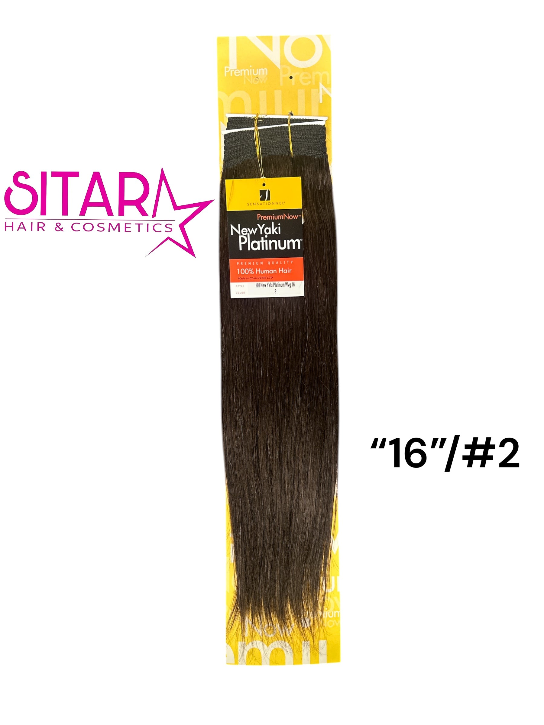Yaki Platinum 100% Human Hair Weave