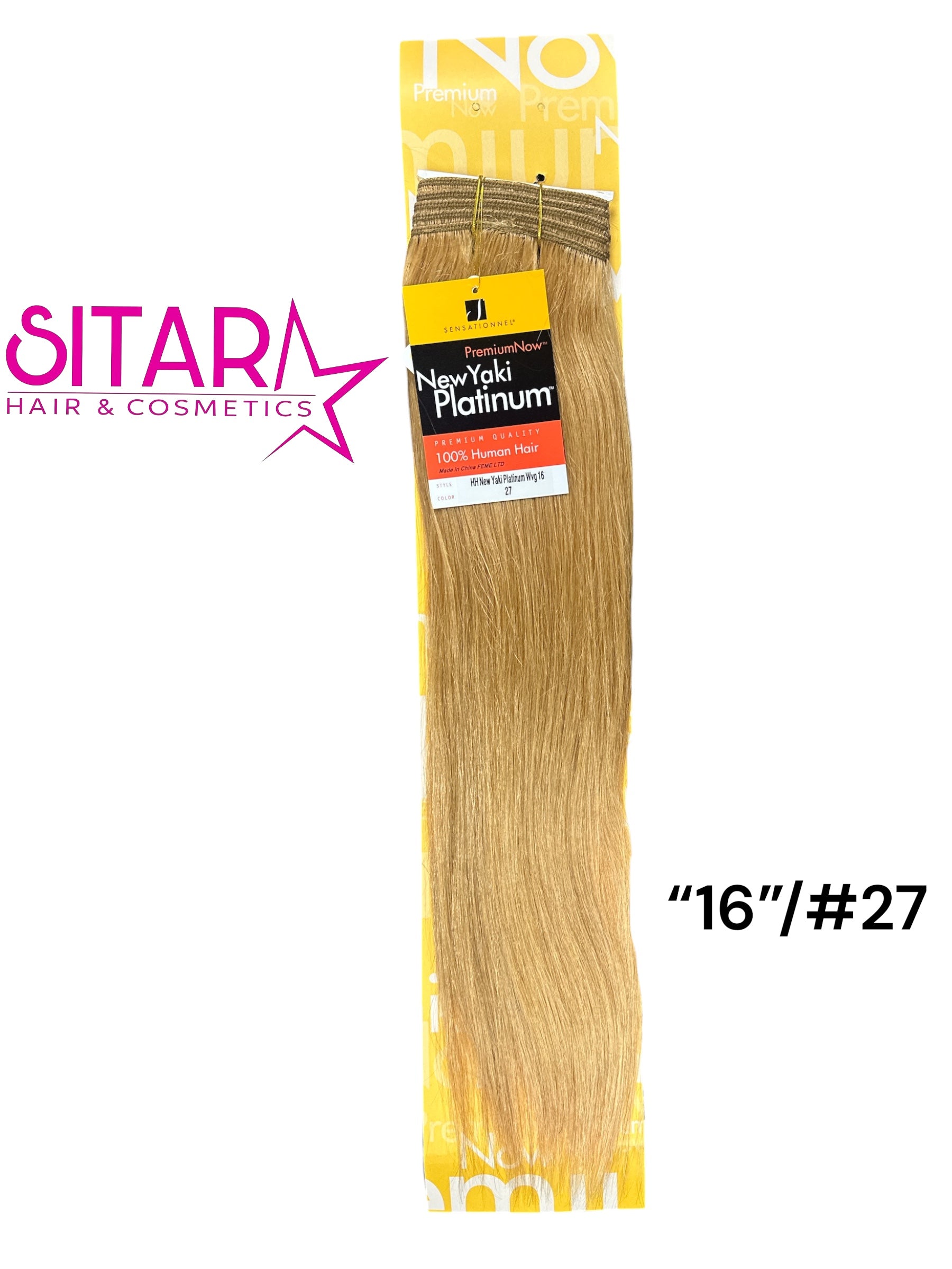 Yaki Platinum 100% Human Hair Weave