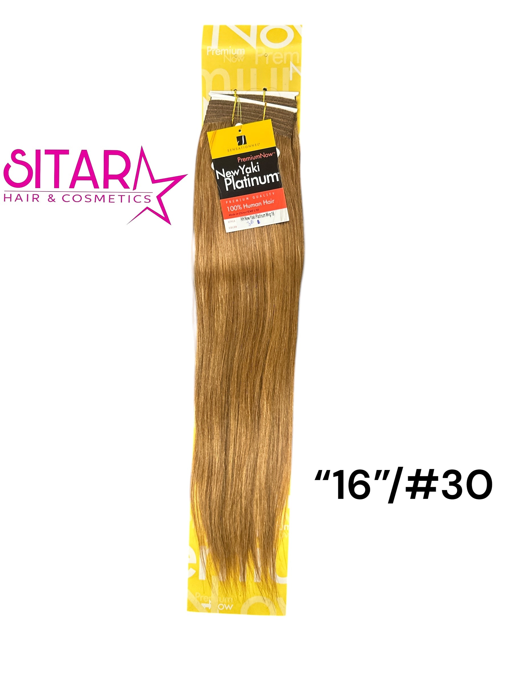 Yaki Platinum 100% Human Hair Weave