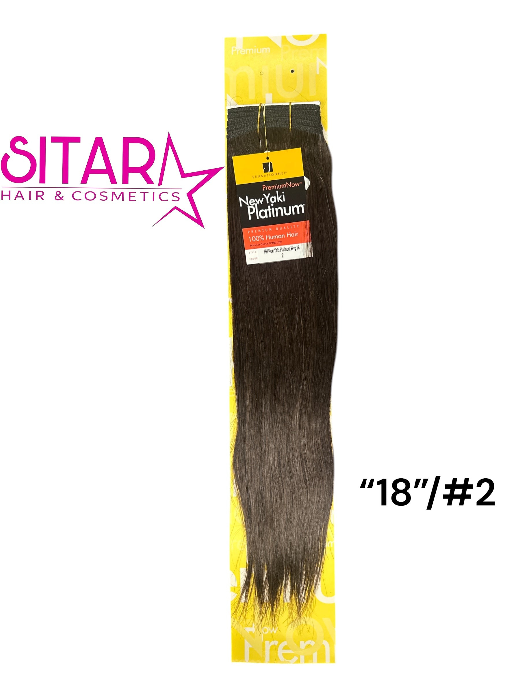 Yaki Platinum 100% Human Hair Weave