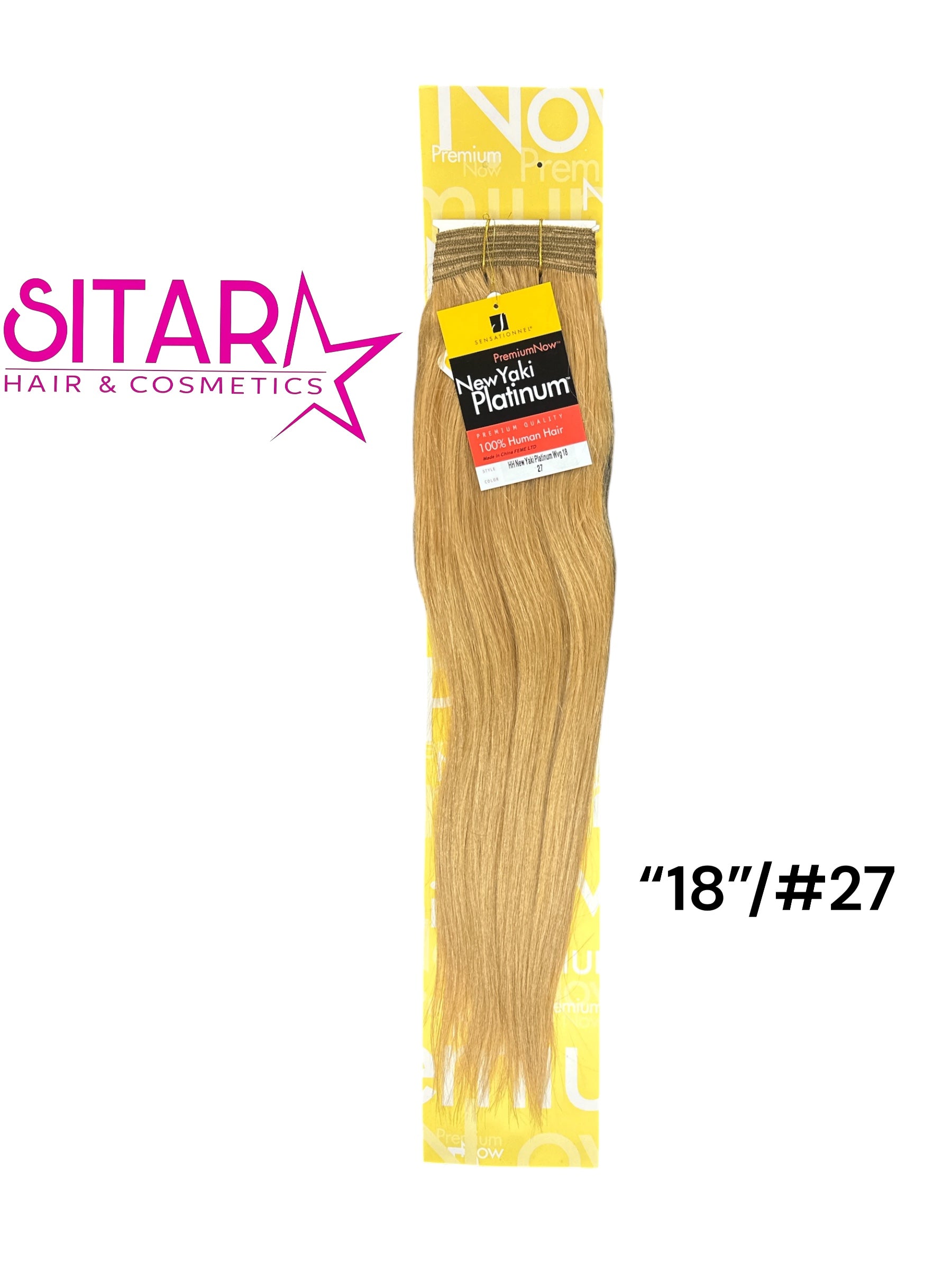 Yaki Platinum 100% Human Hair Weave