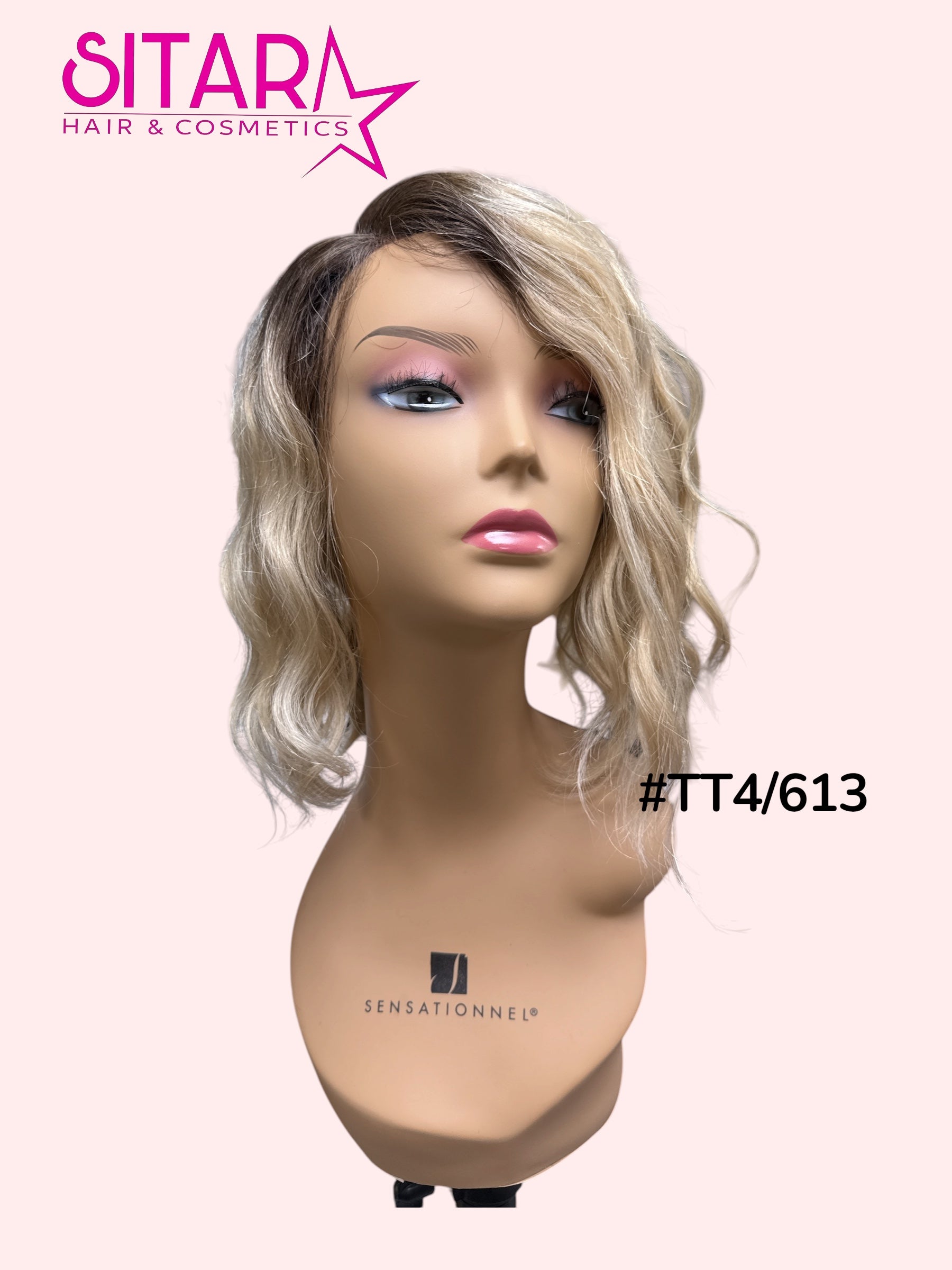 Yamina Human Hair Lace Side Part Wig 11–14"