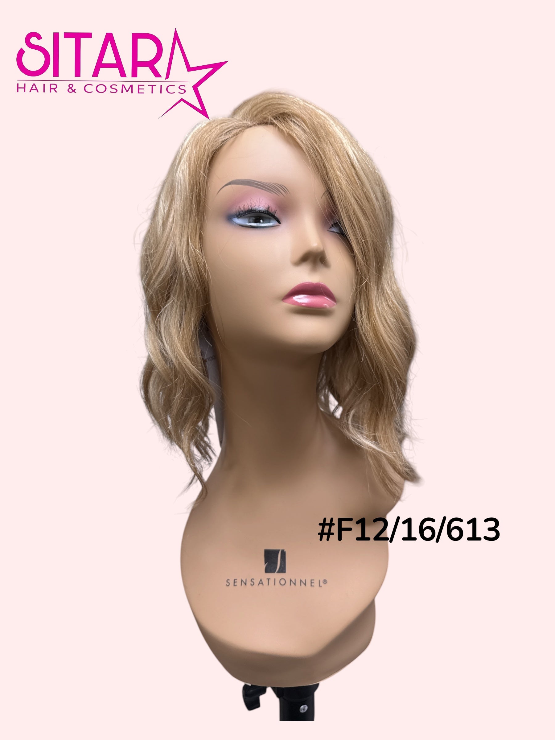 Yamina Human Hair Lace Side Part Wig 11–14"