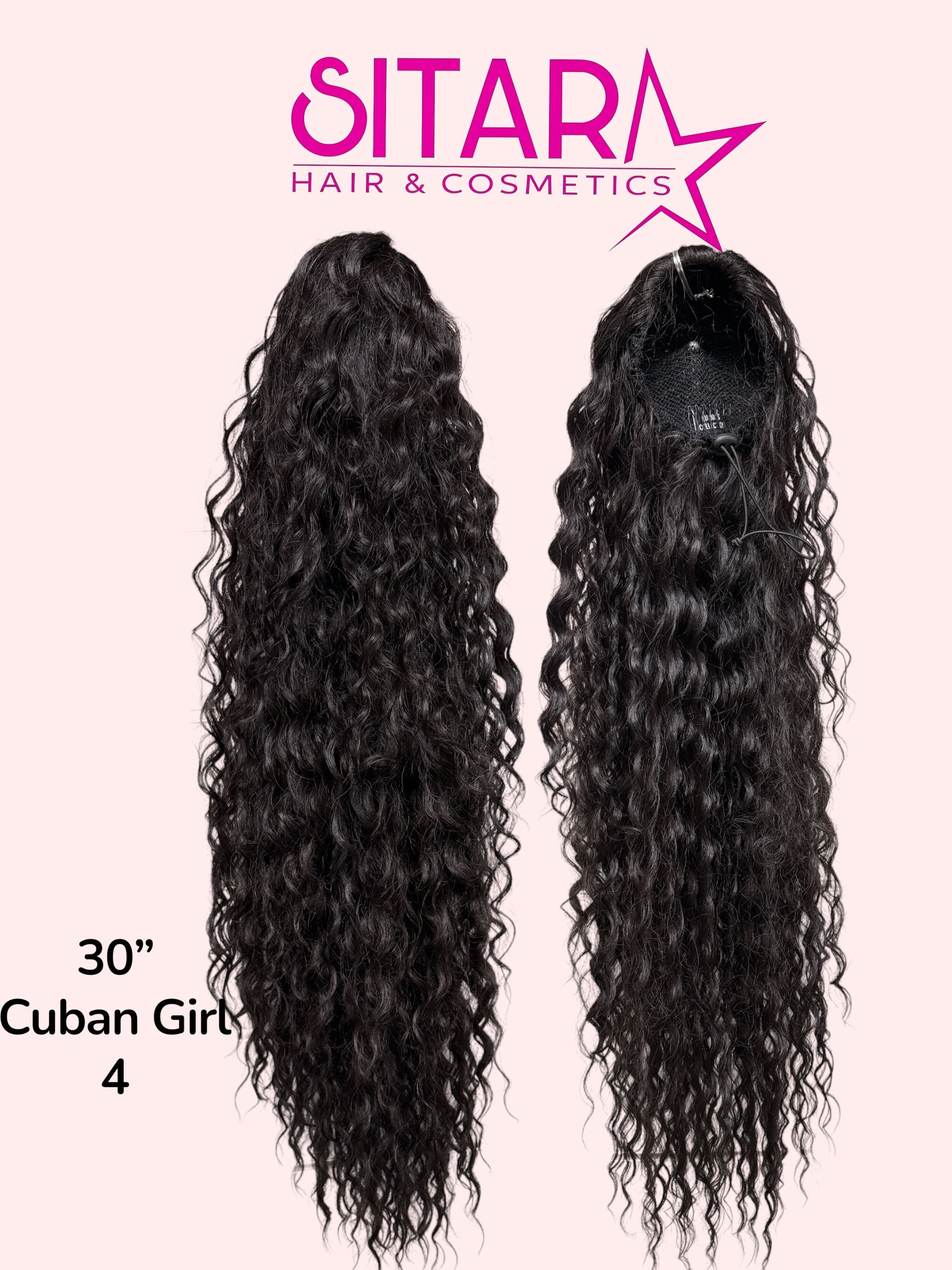 Curly Drawstring Ponytail 30”