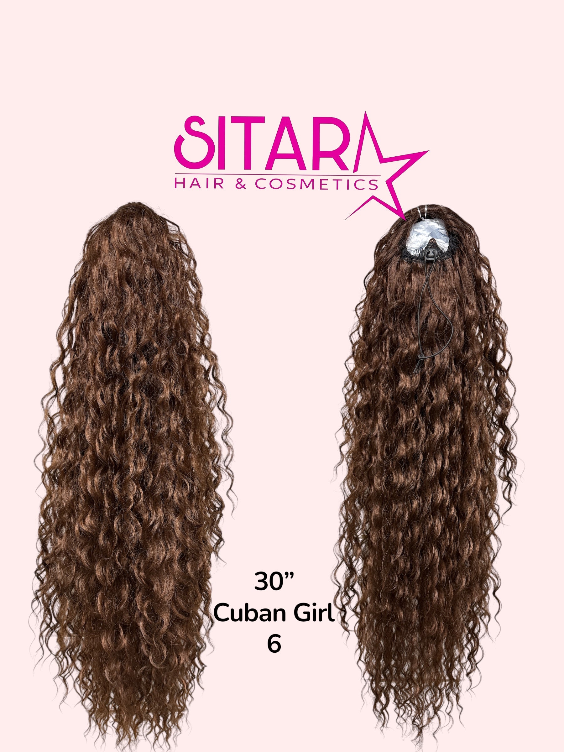 Curly Drawstring Ponytail 30”