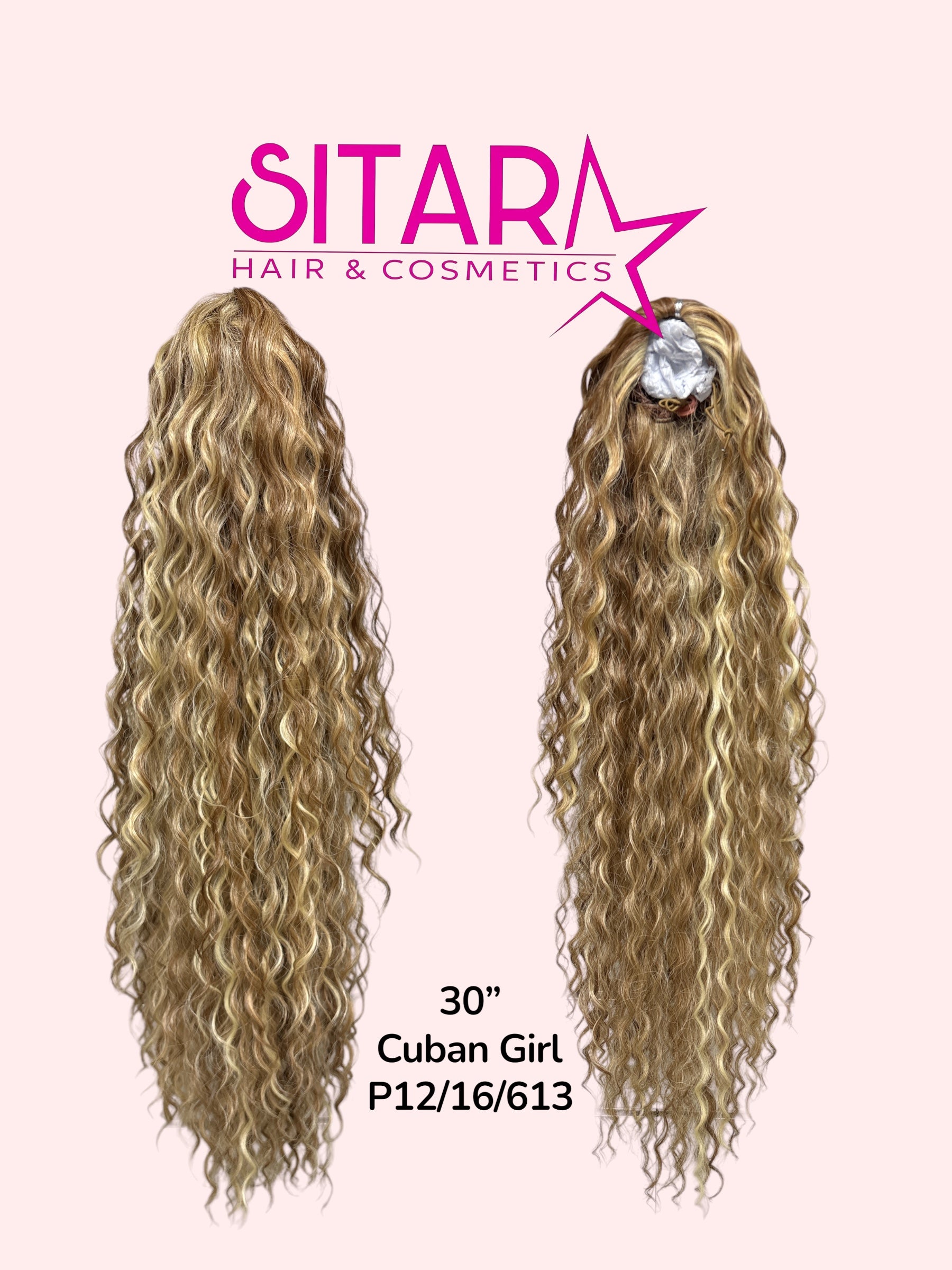 Curly Drawstring Ponytail 30”