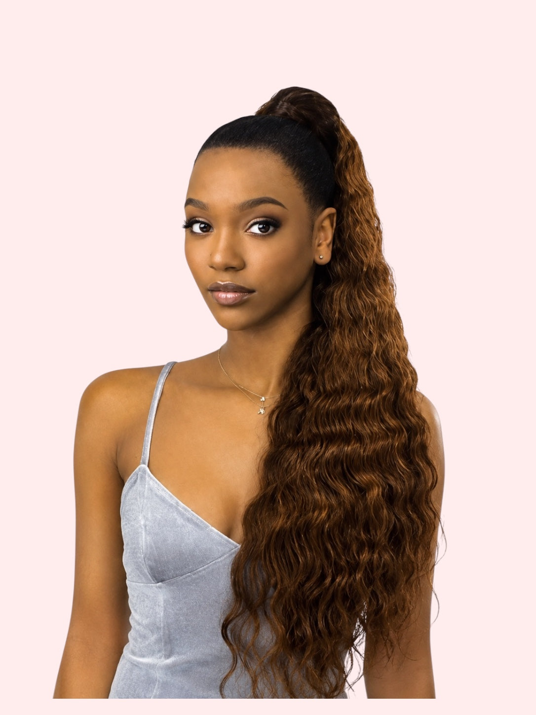 Water Wave Drawstring PonyTail 26”