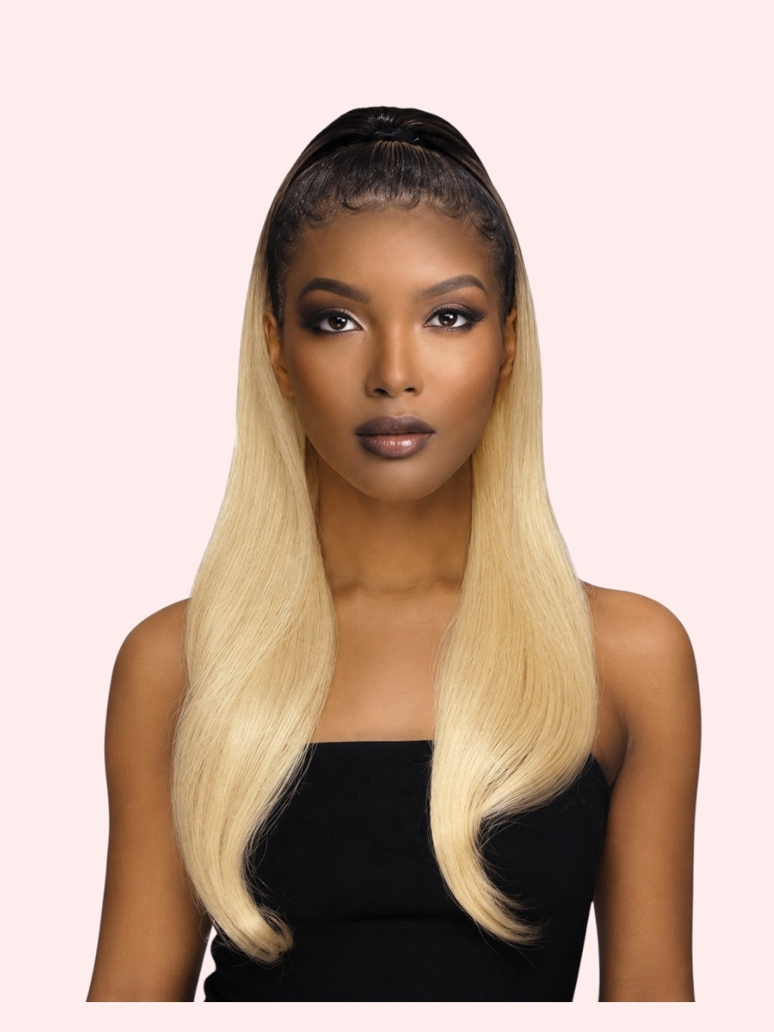 Wavy Drawstring Pony Tail 22”