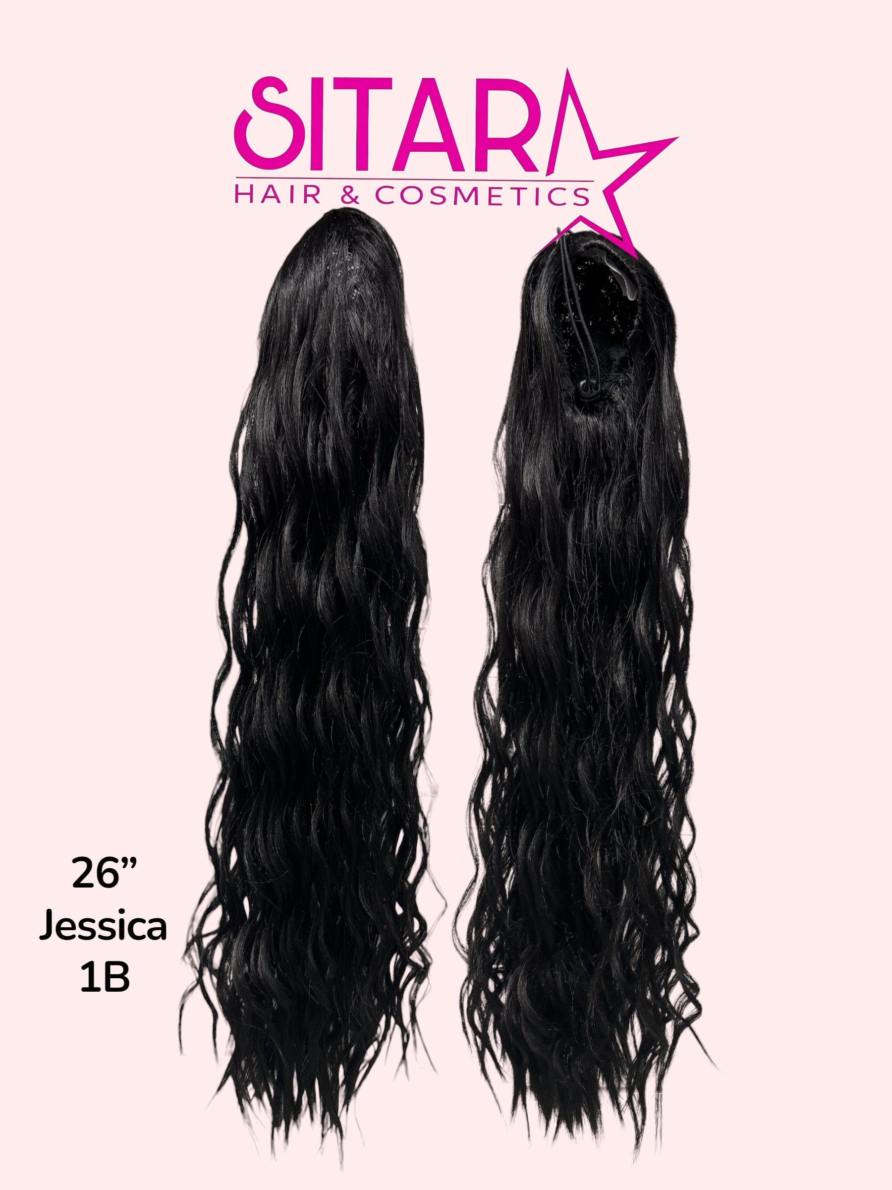 Water Wave Drawstring PonyTail 26”