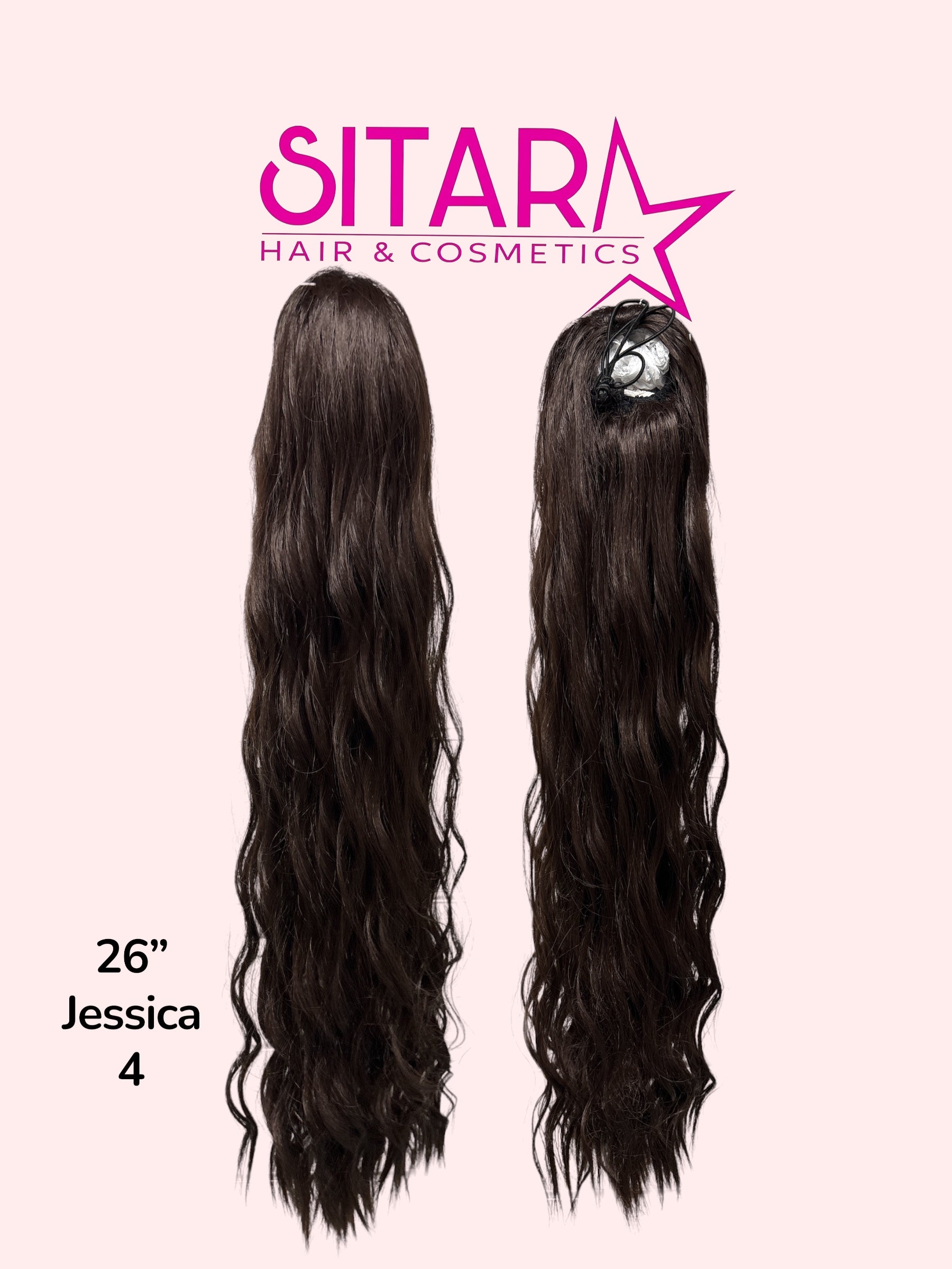 Water Wave Drawstring PonyTail 26”
