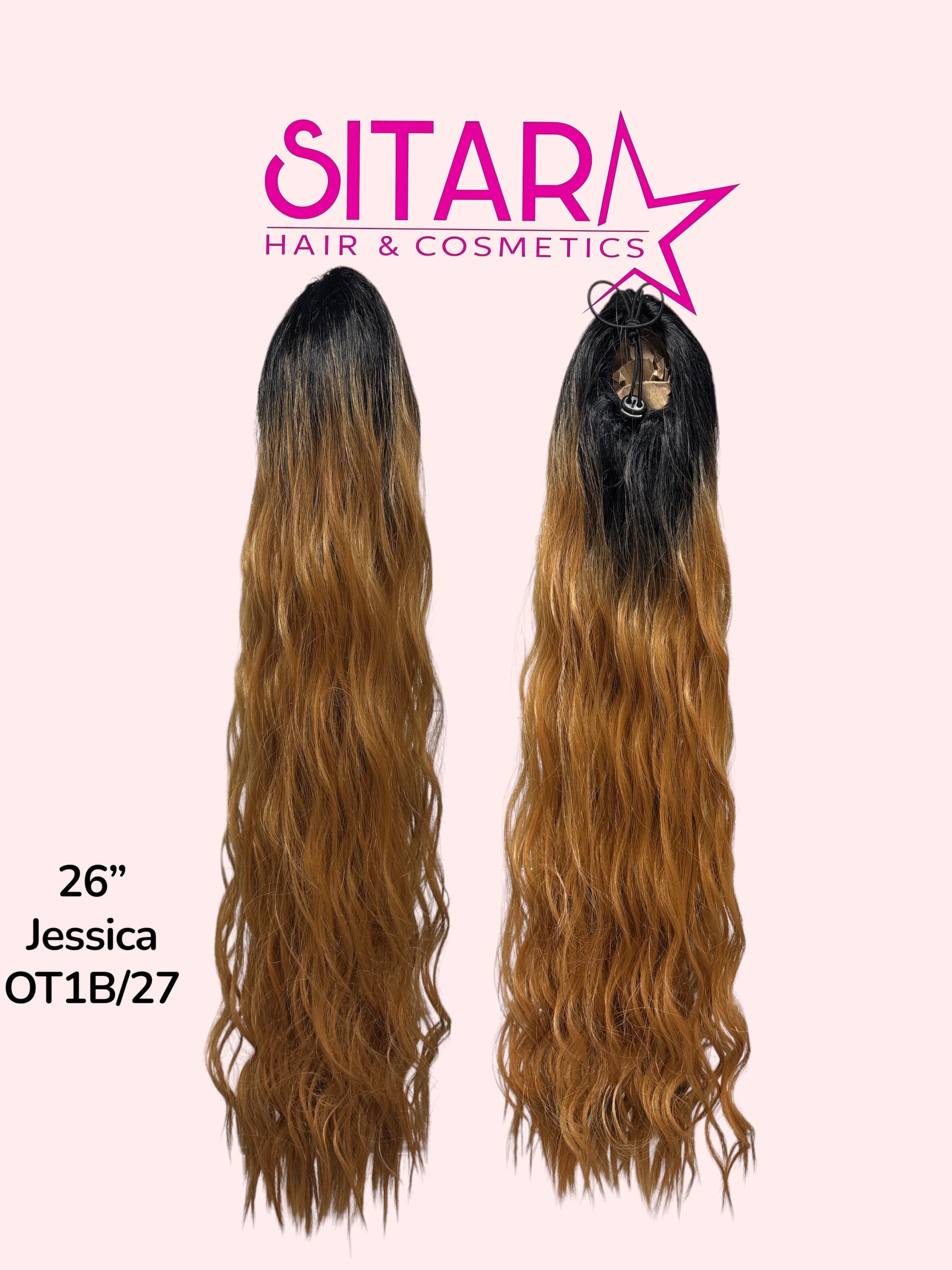 Water Wave Drawstring PonyTail 26”