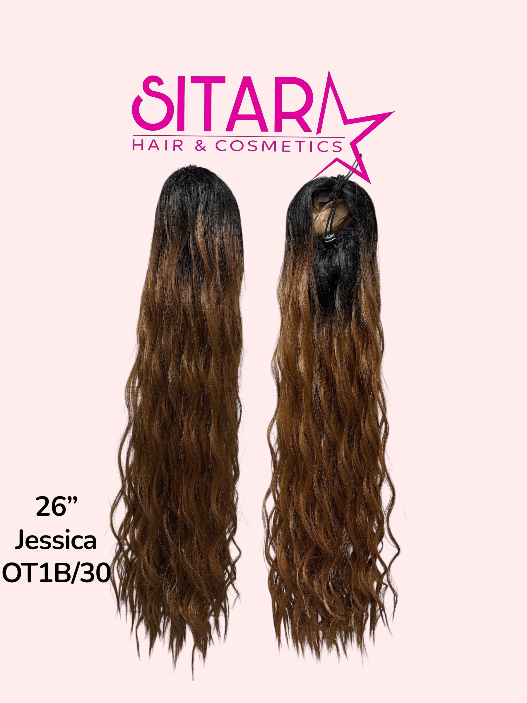 Water Wave Drawstring PonyTail 26”