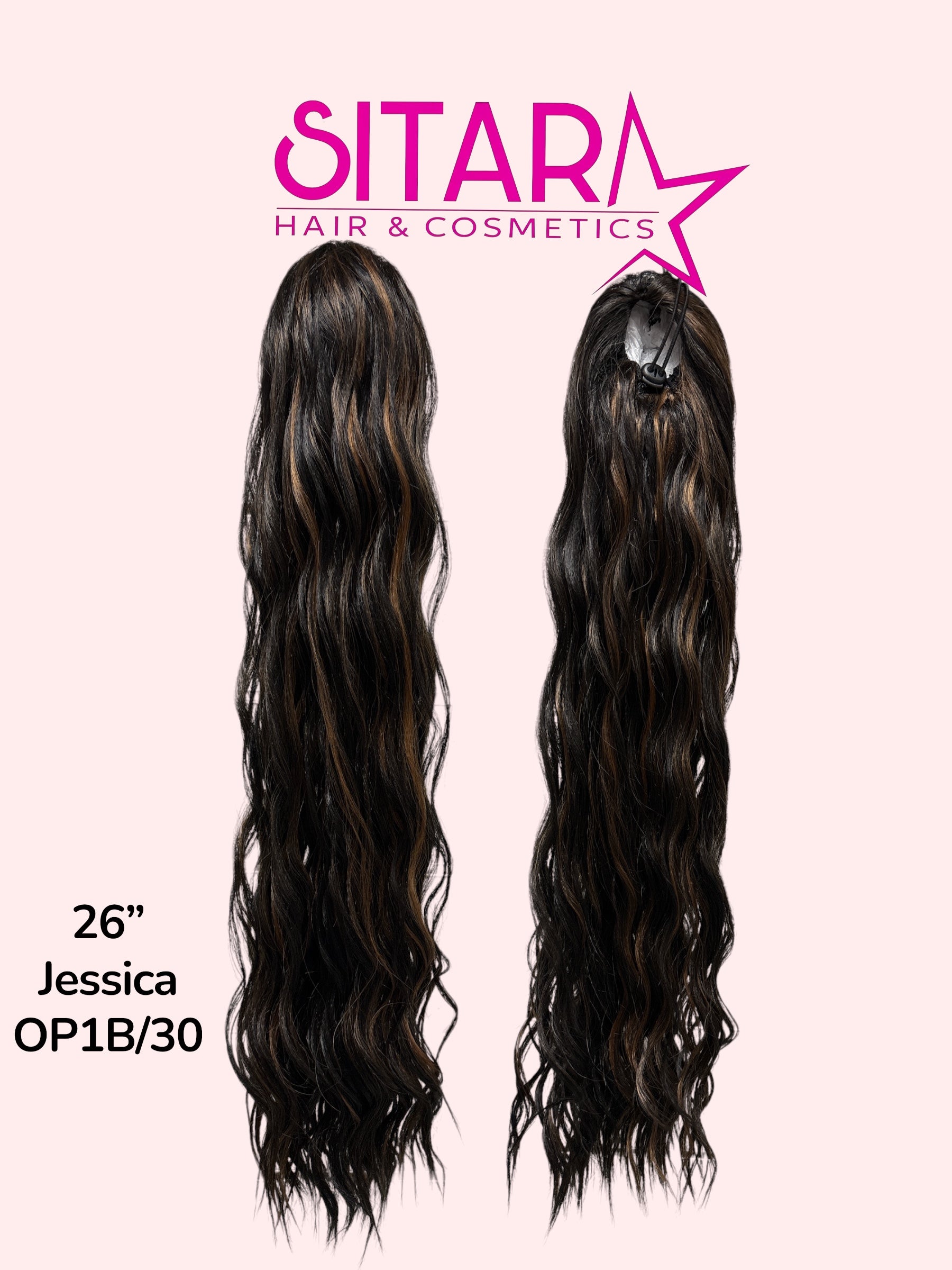 Water Wave Drawstring PonyTail 26”