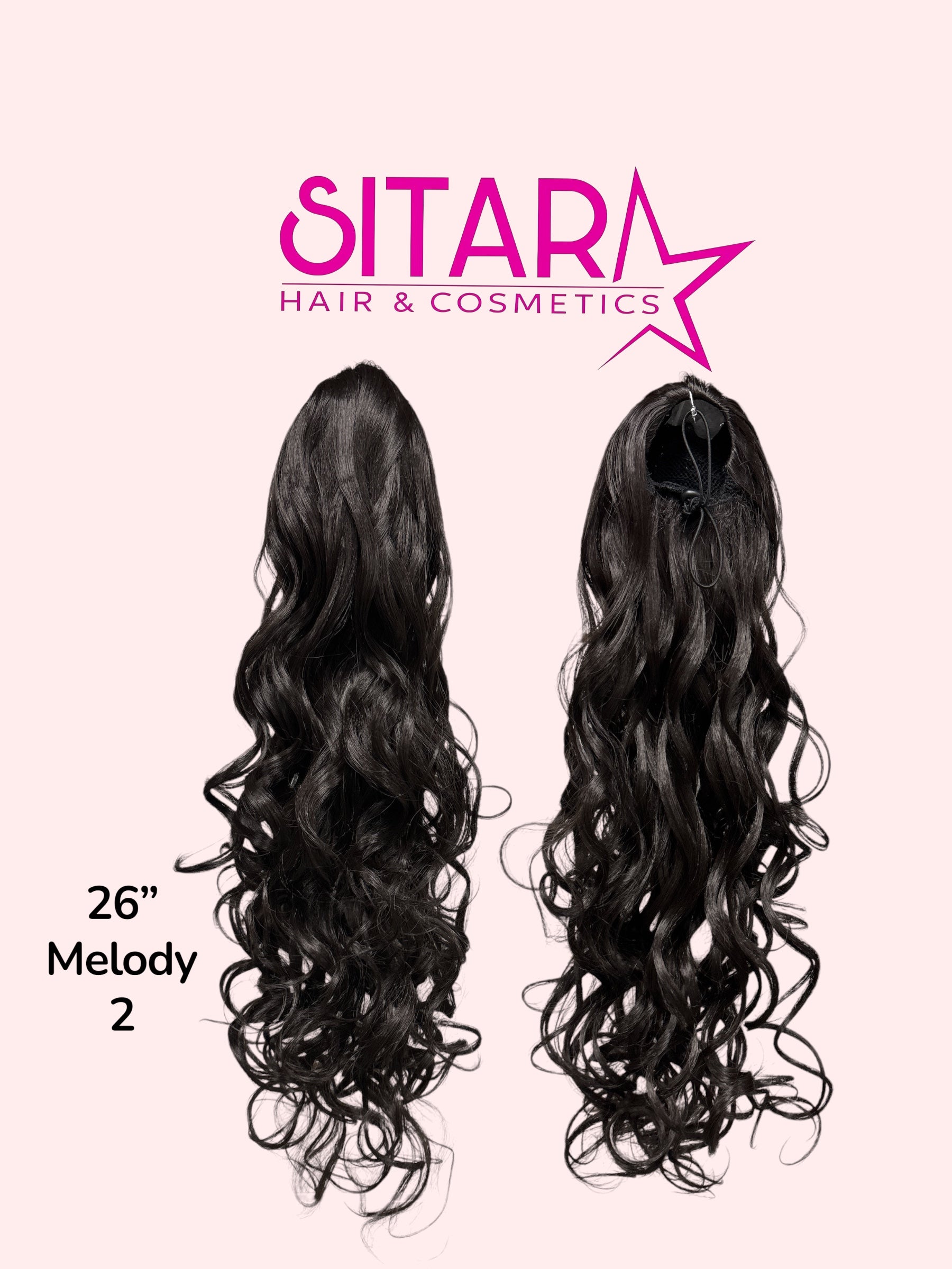 Spanish Wave Drawstring PonyTail 26”