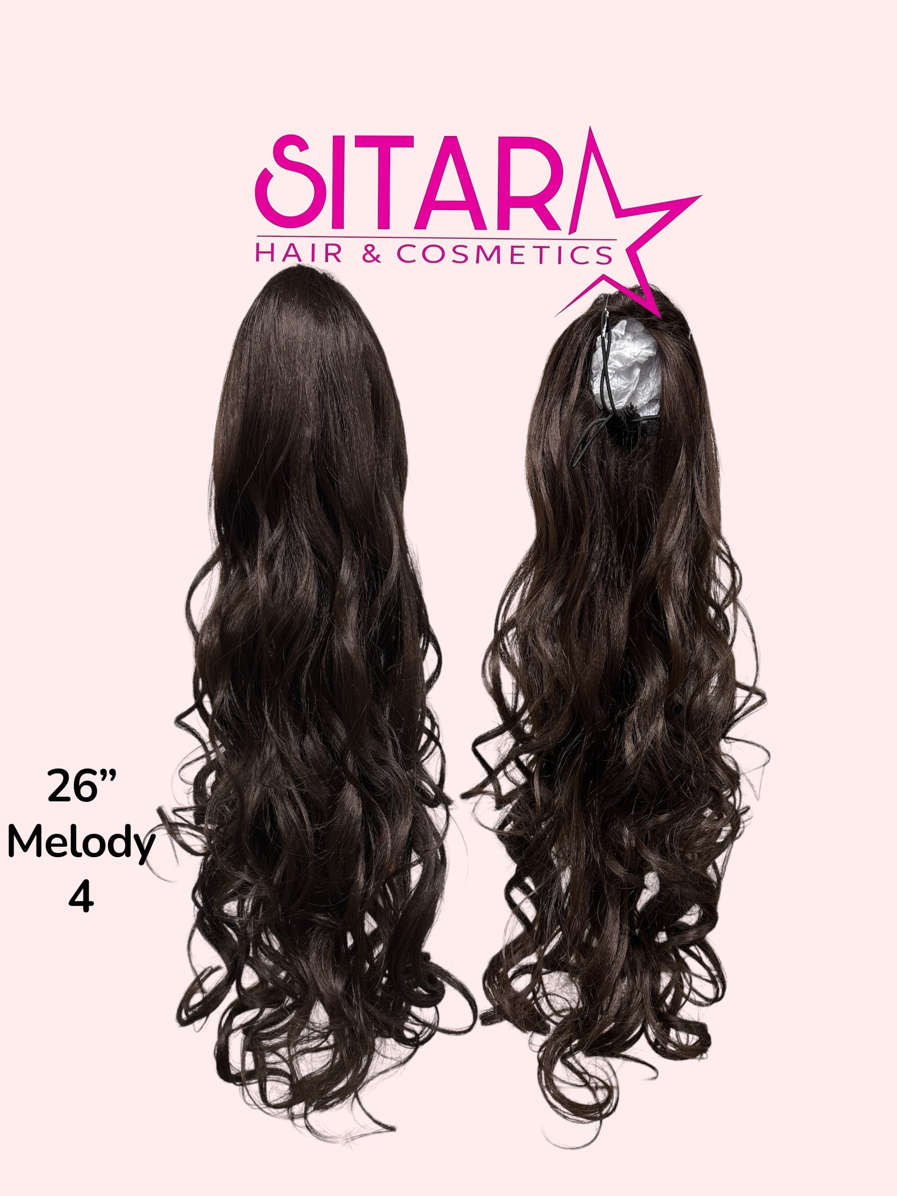 Spanish Wave Drawstring PonyTail 26”