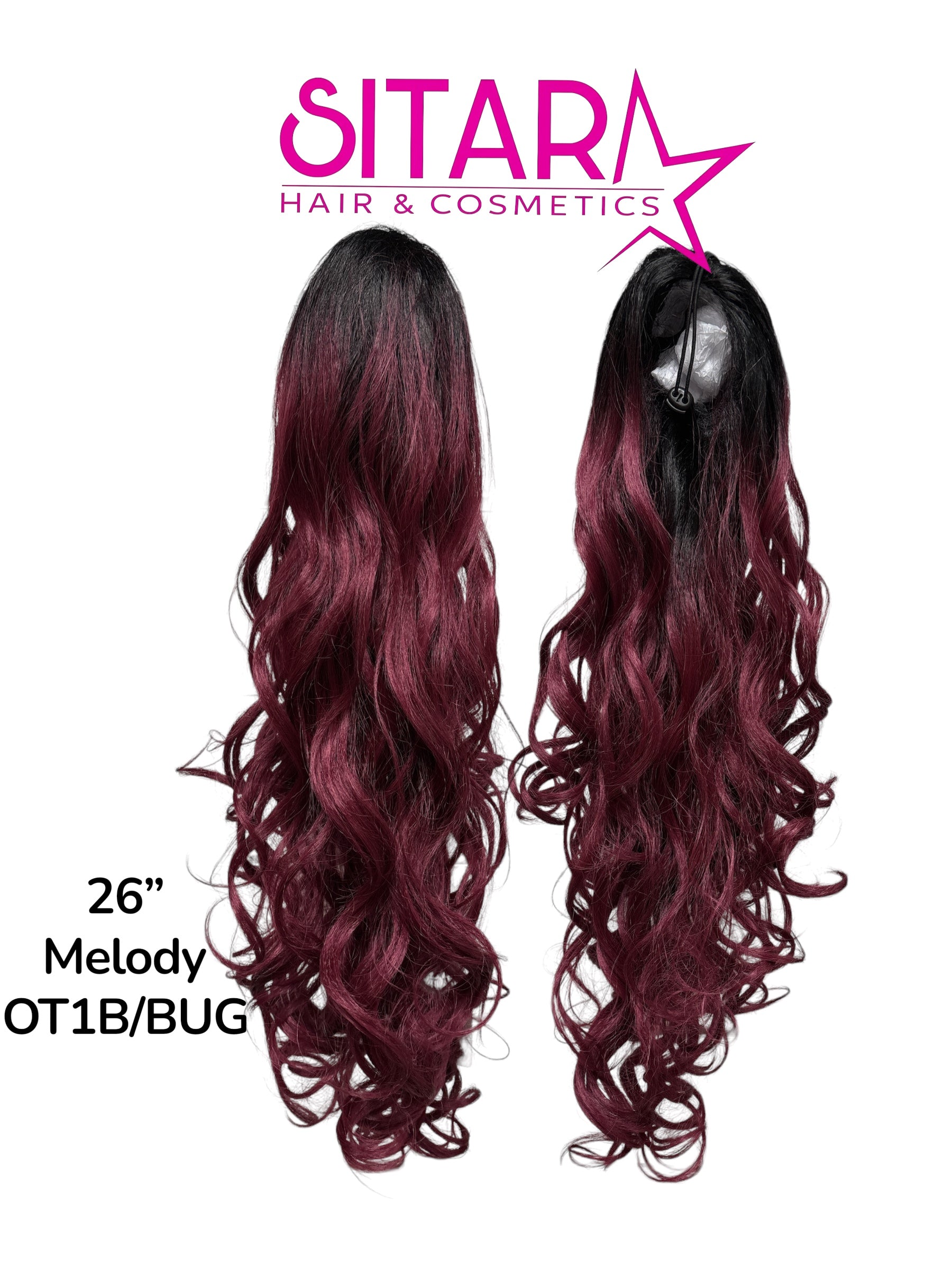 Spanish Wave Drawstring PonyTail 26”