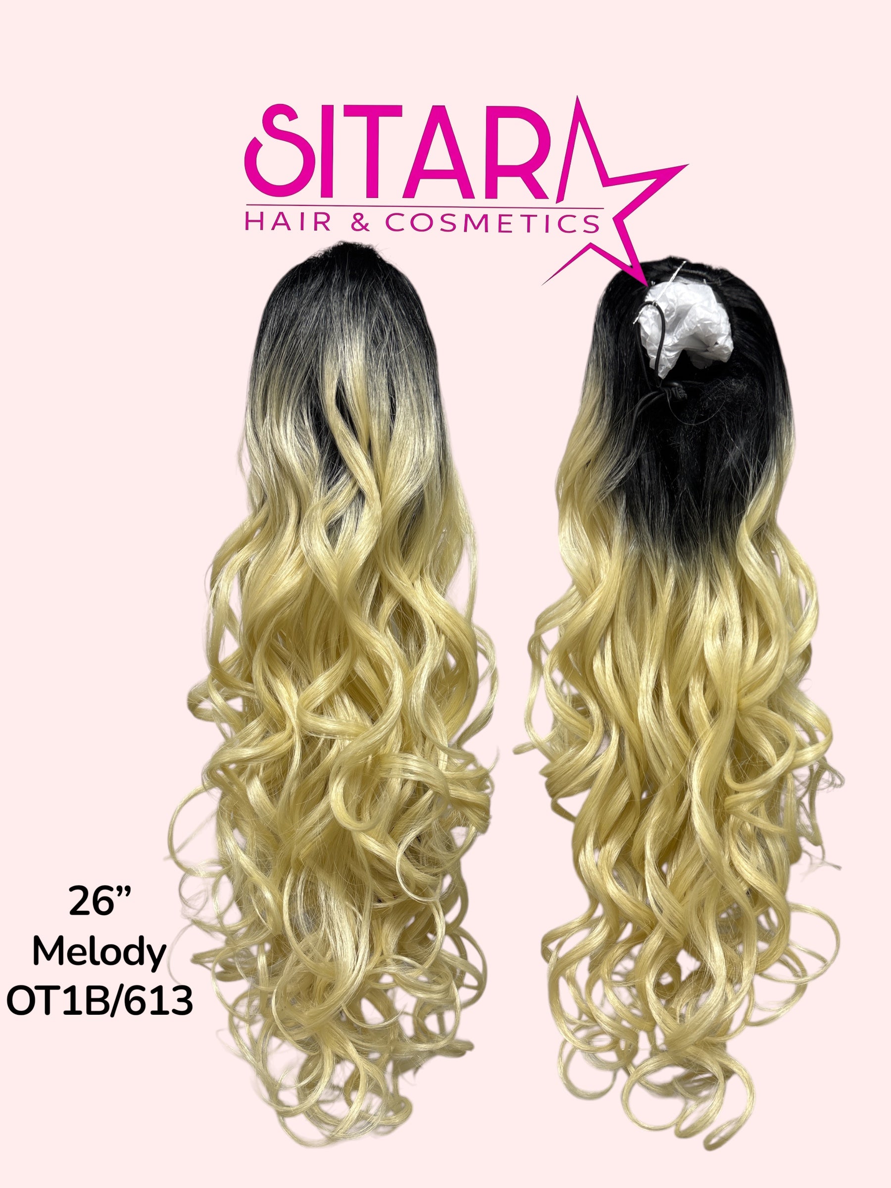 Spanish Wave Drawstring PonyTail 26”
