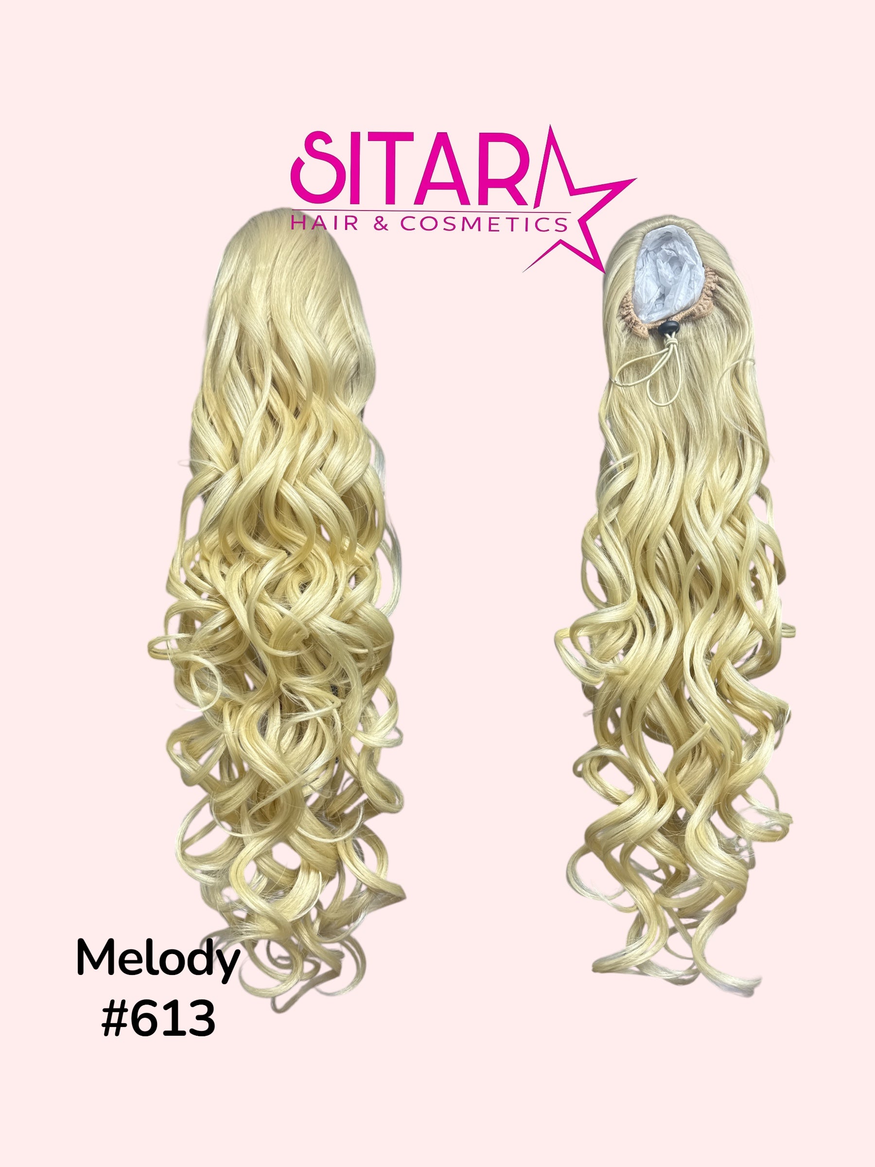 Spanish Wave Drawstring PonyTail 26”