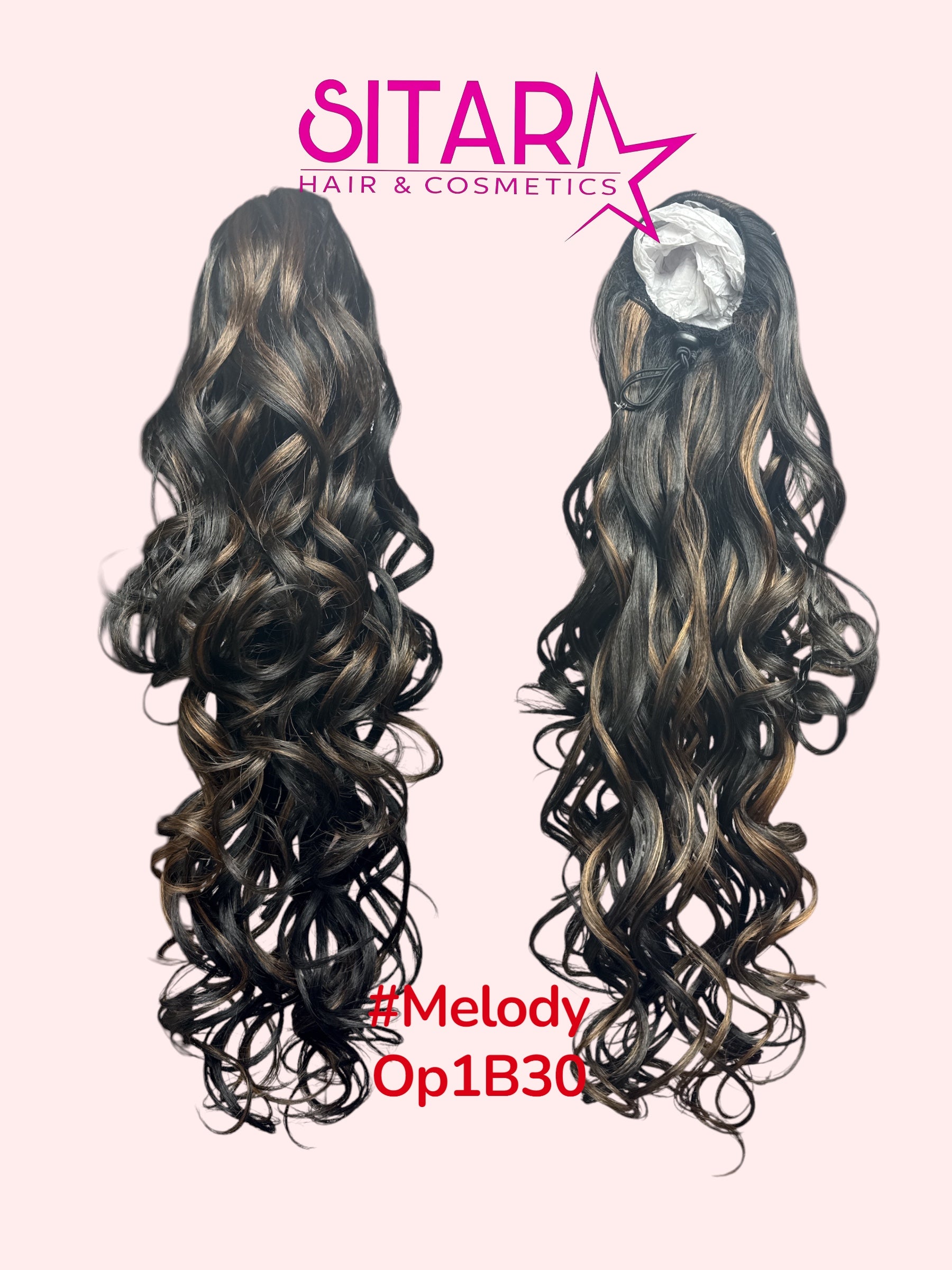 Spanish Wave Drawstring PonyTail 26”