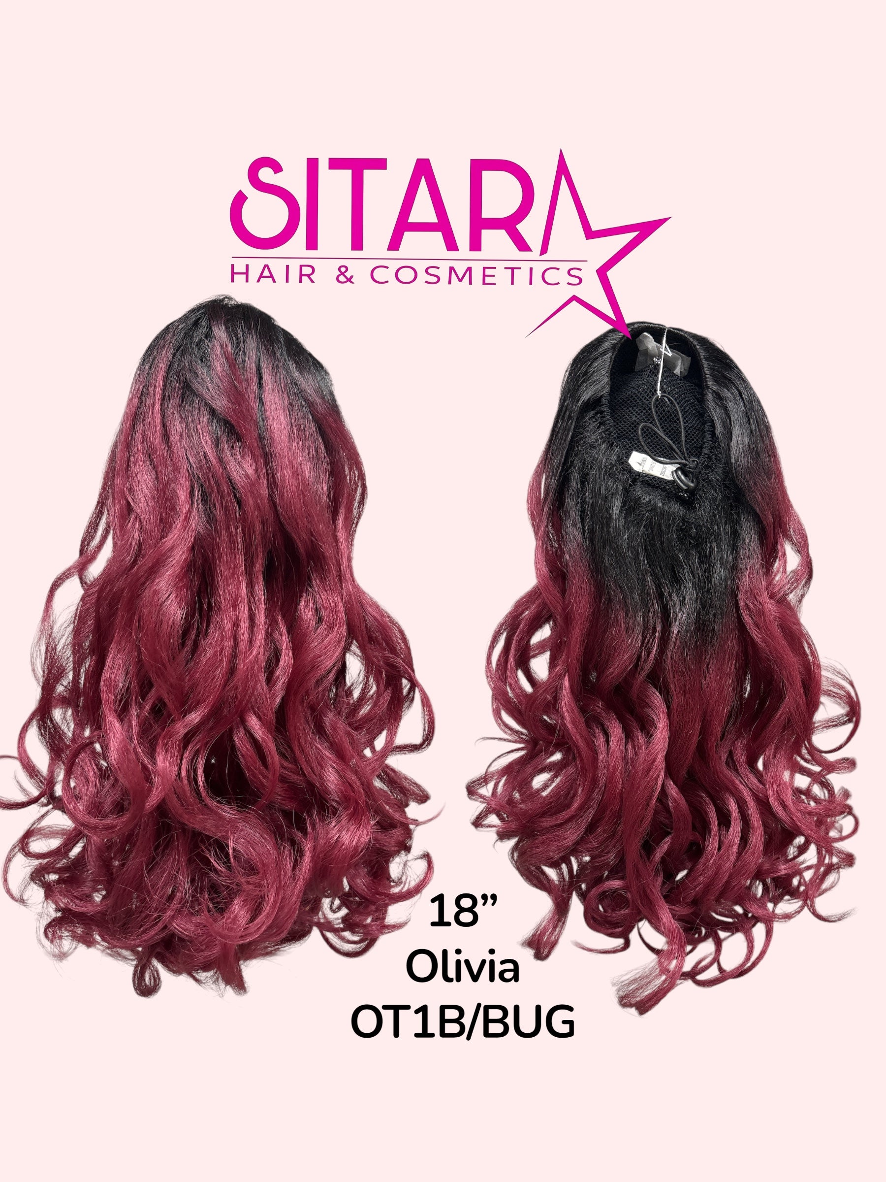 Candy Curl Drawstring PonyTail 18”