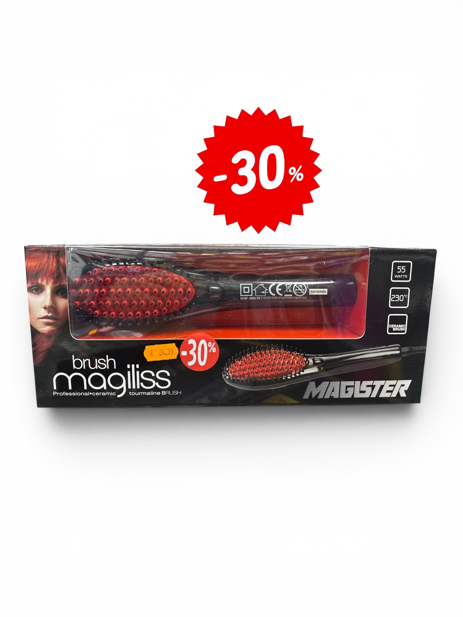 Ceramic Straightening Hair Brush