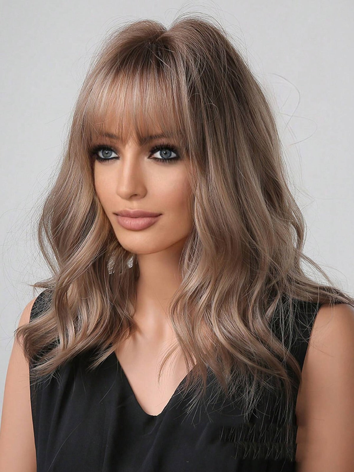 Alina Medium Wavy Synthetic Full Cap Wig