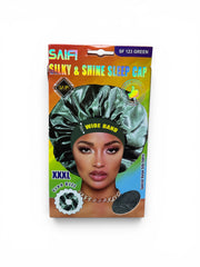 Saifi Silky & Shine Sleep Cap XXXL Green