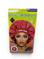 Saifi Silky & Shine Sleep Cap XXXL Mehroon