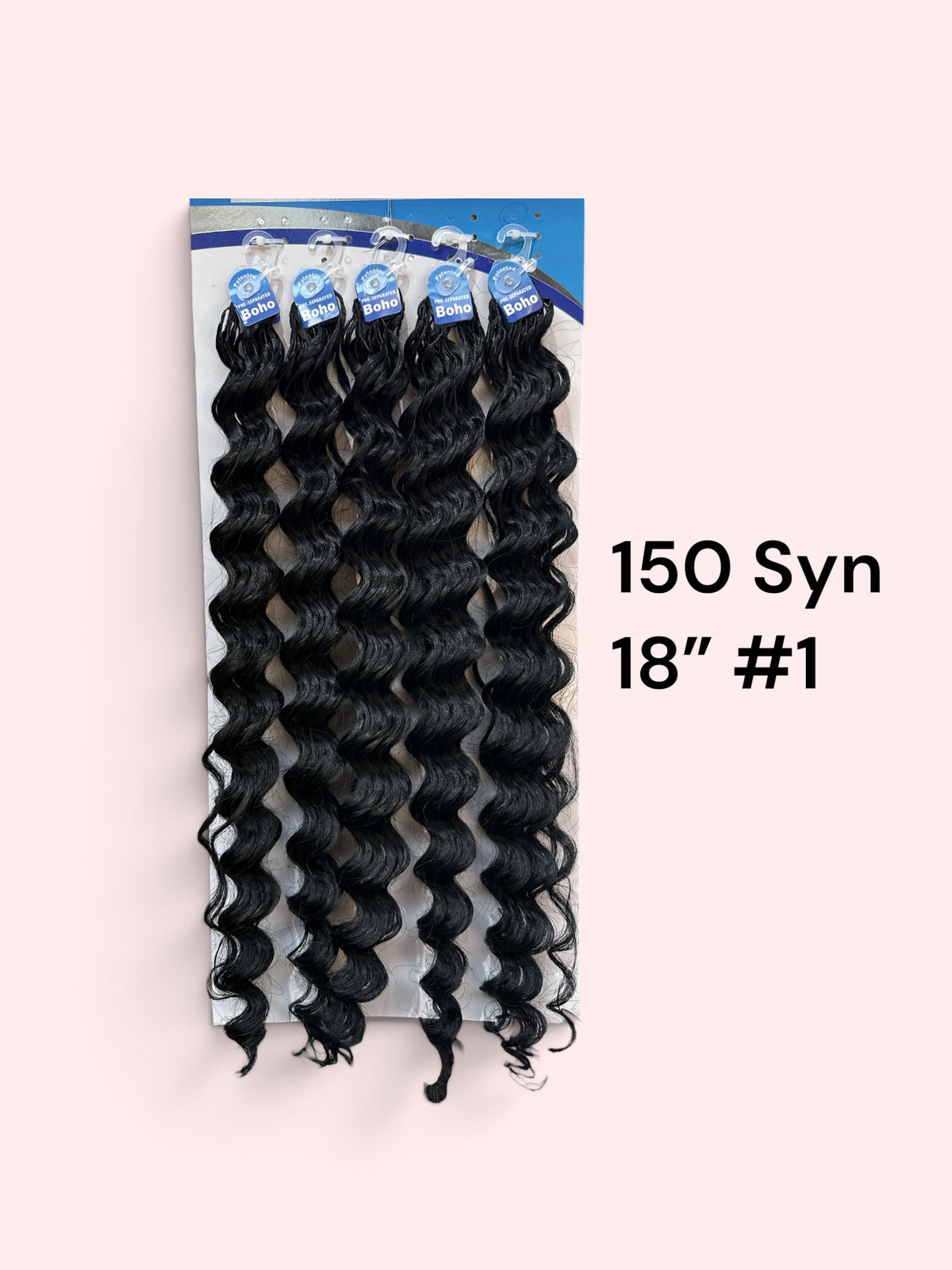 Feather Crochet Boho Deep Wave – 18"