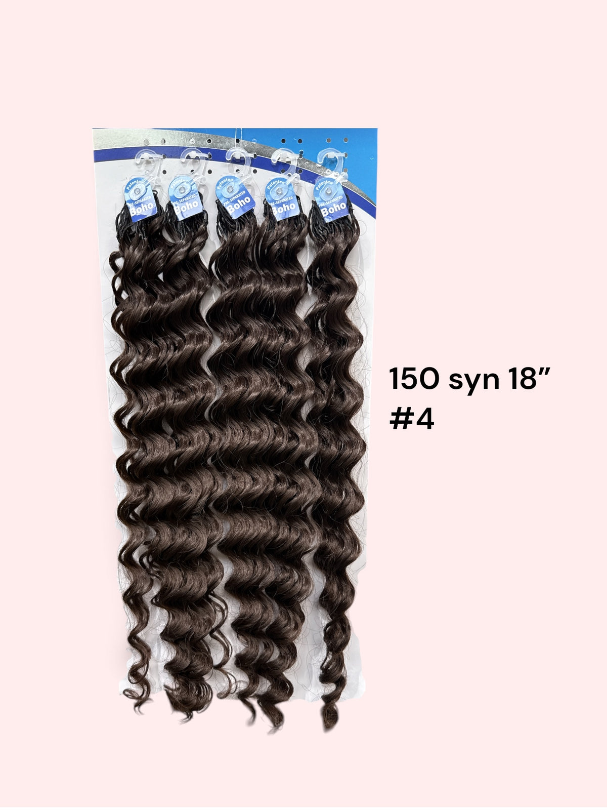 Feather Crochet Boho Deep Wave – 18"