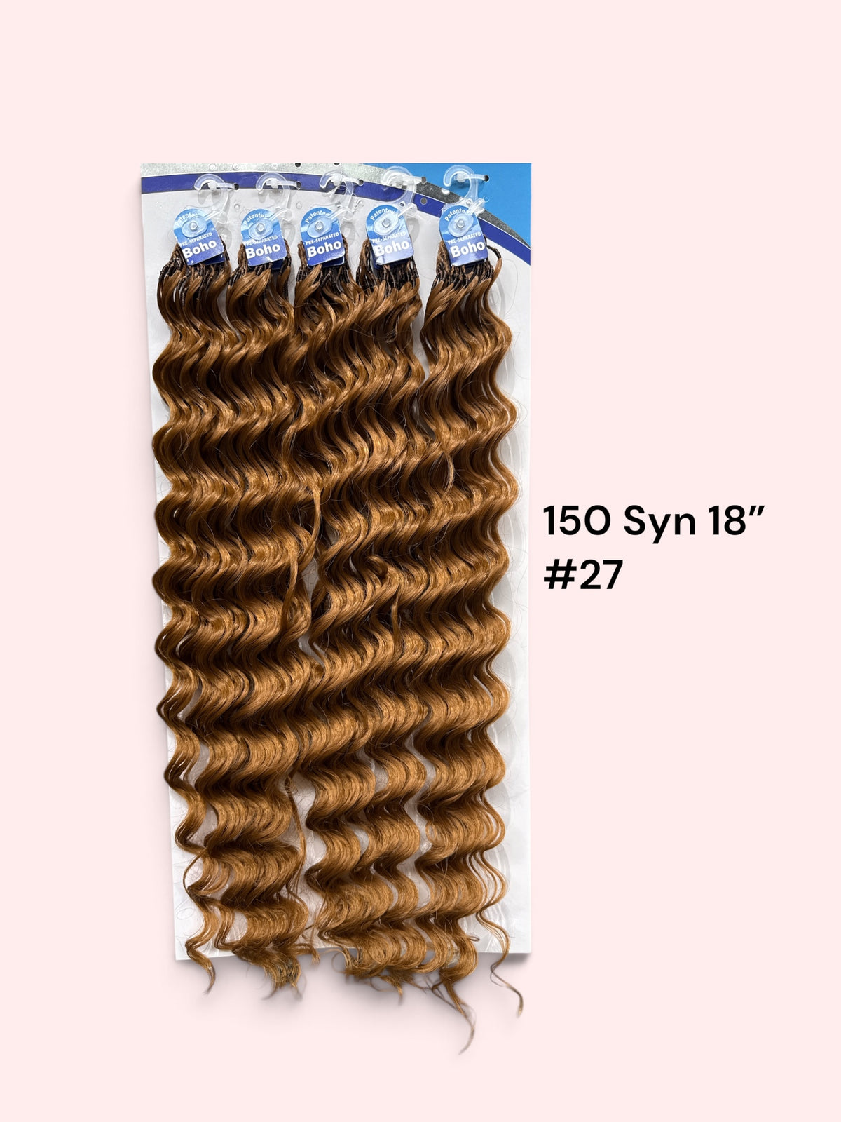 Feather Crochet Boho Deep Wave – 18"