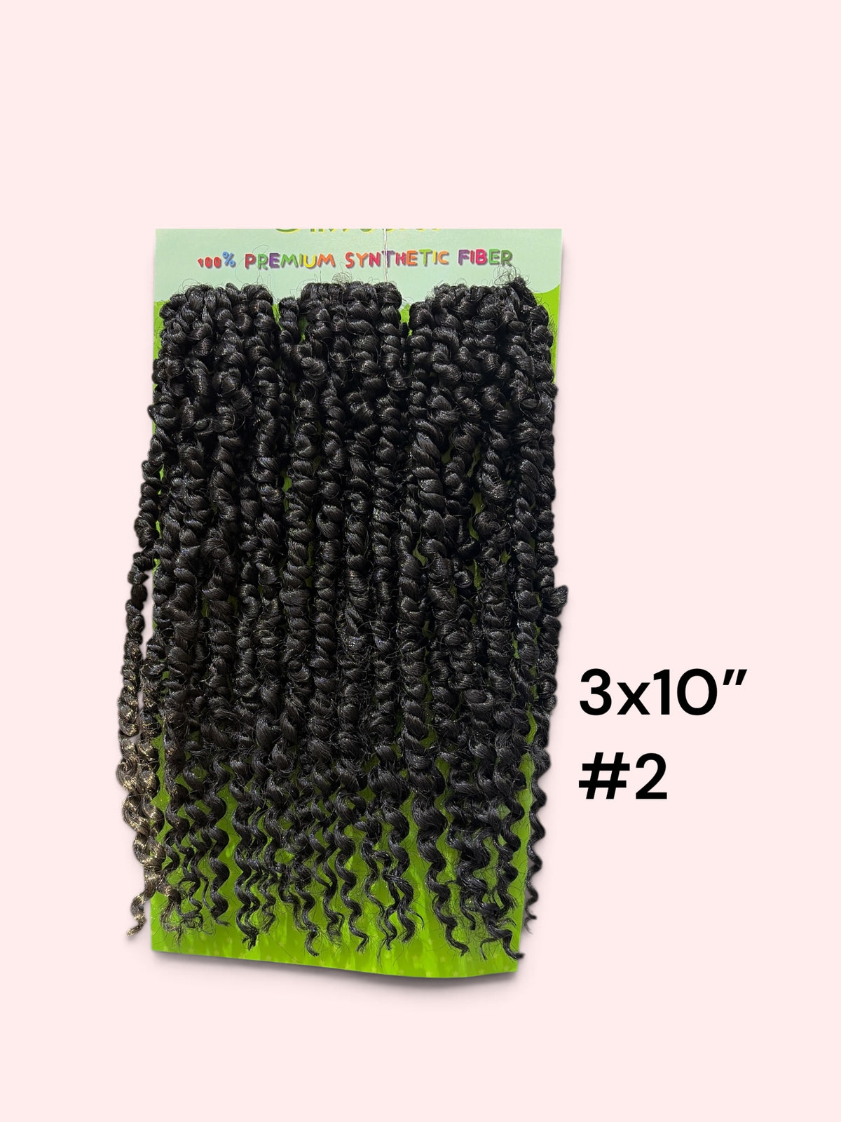 3x Kids Passion Water Twist Crochet Hair – 10"