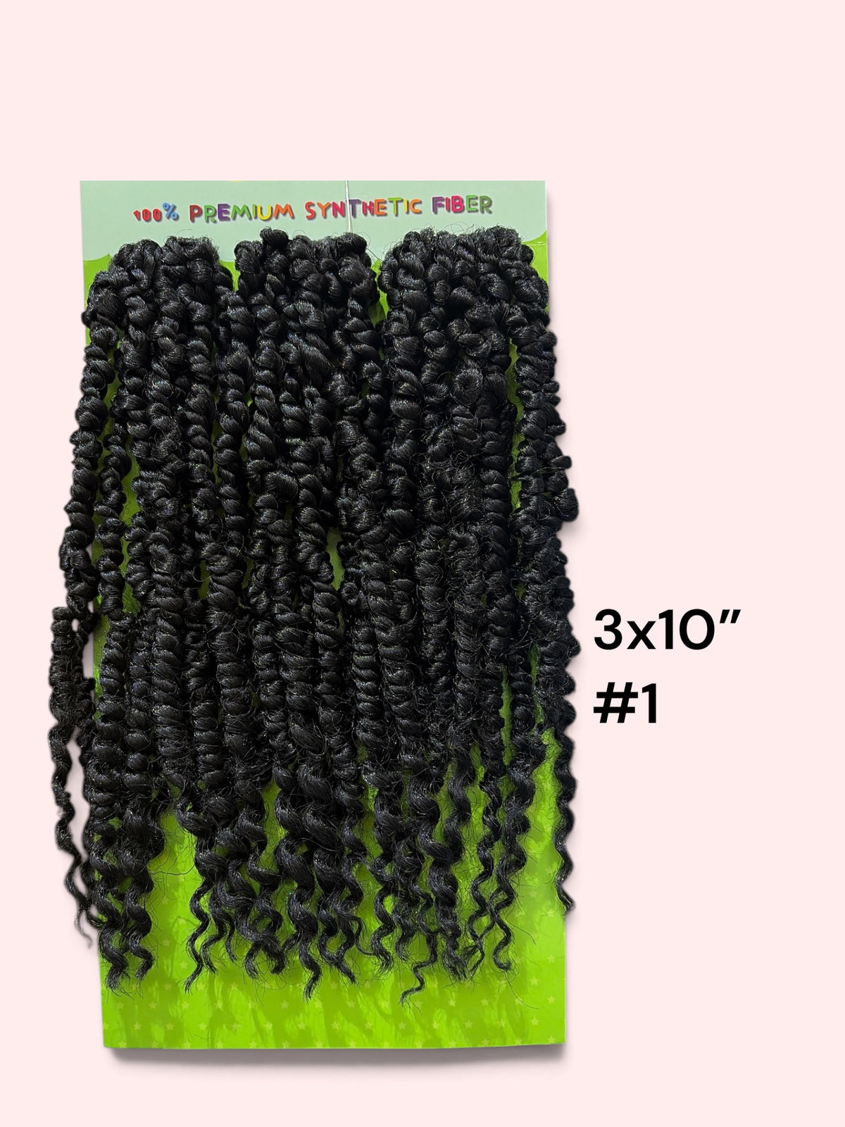 3x Kids Passion Water Twist Crochet Hair – 10"