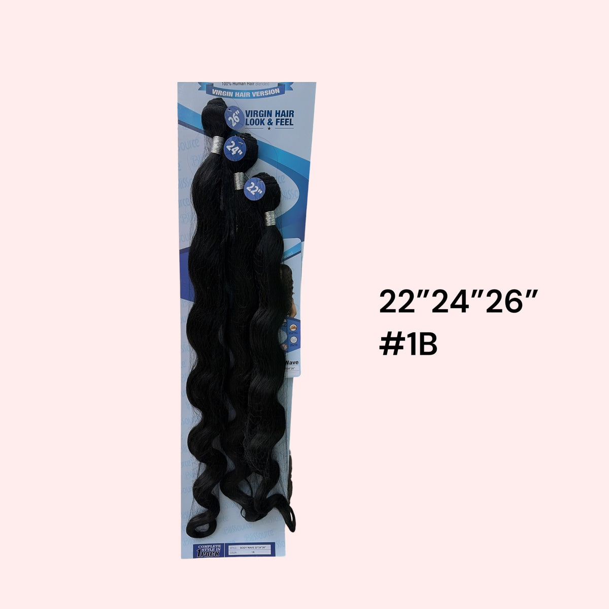 Remy Virgin Hair Body Wave Bundle Set – 22", 24", 26"