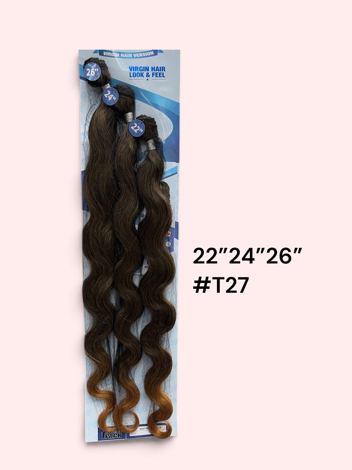 Remy Virgin Hair Body Wave Bundle Set – 22", 24", 26"