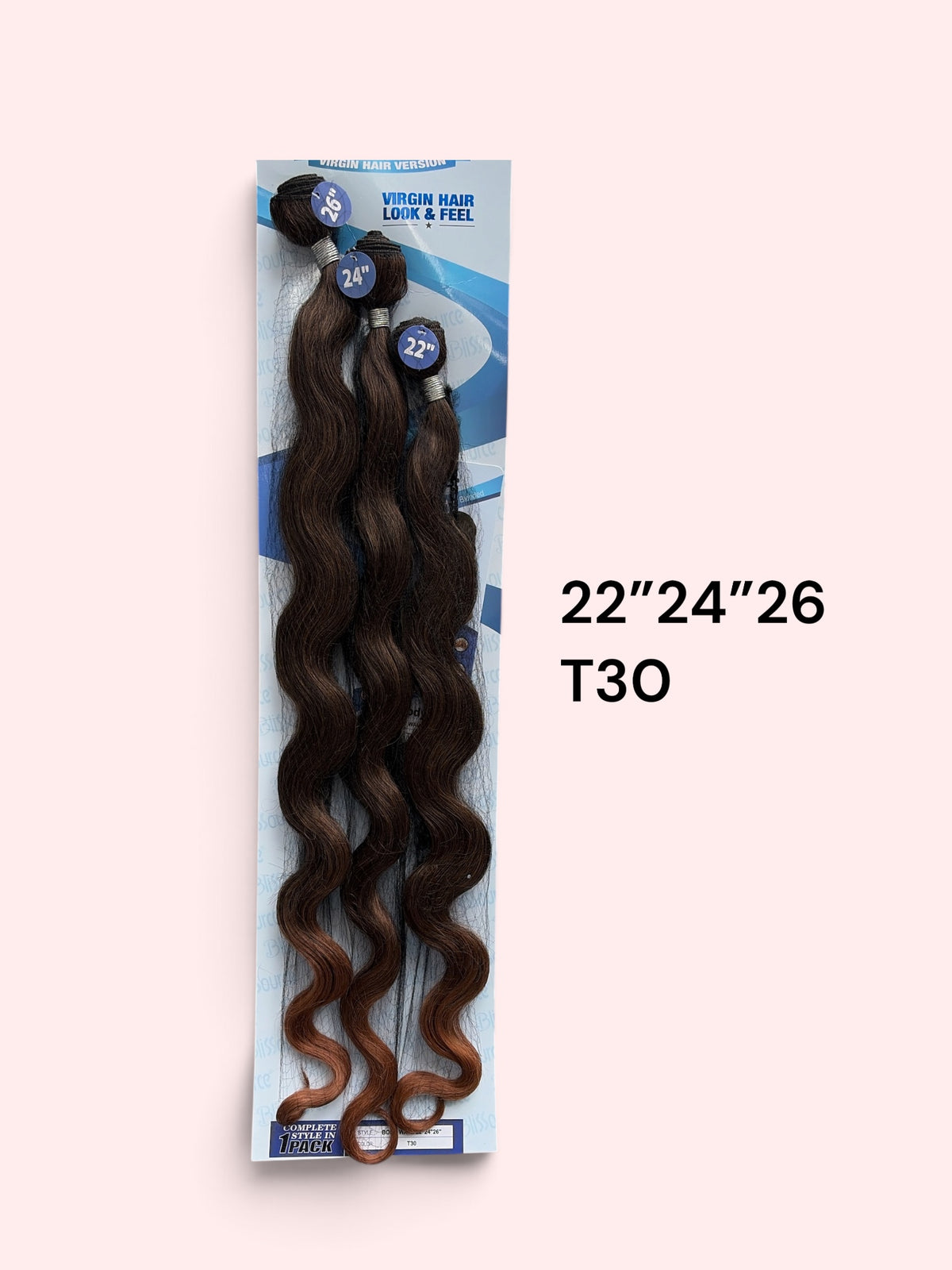 Remy Virgin Hair Body Wave Bundle Set – 22", 24", 26"