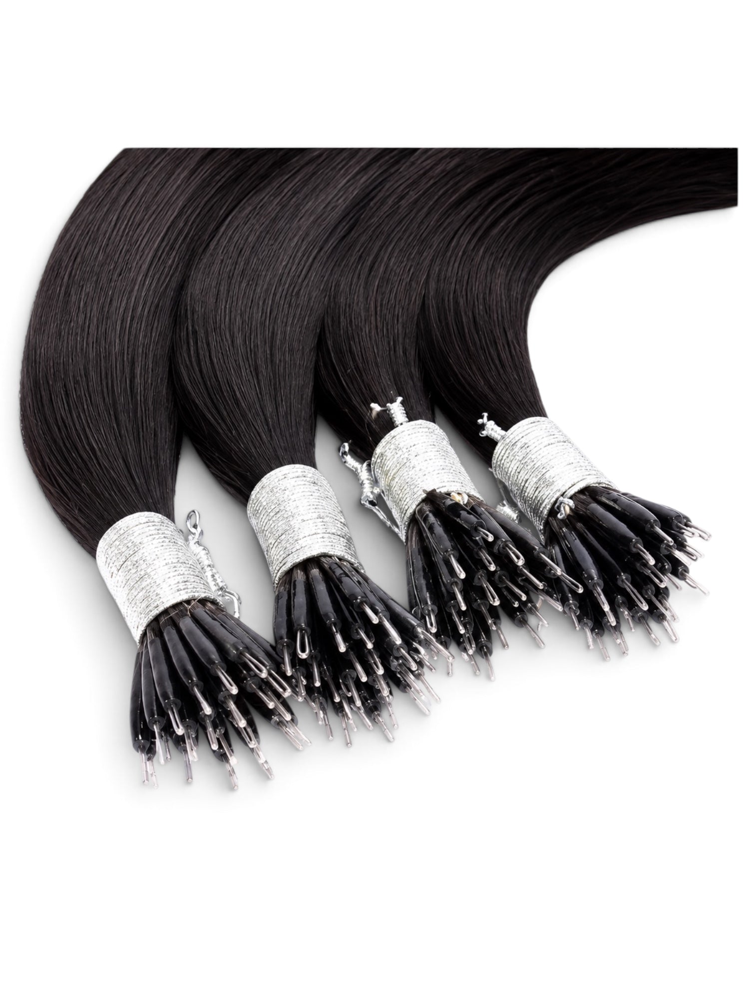 100% Real Human Hair Micro Ring Extensions – Straight – 22 Inch