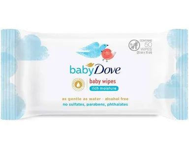 Baby wipes Sensitive Fragrance Free 50 17.5x16cm