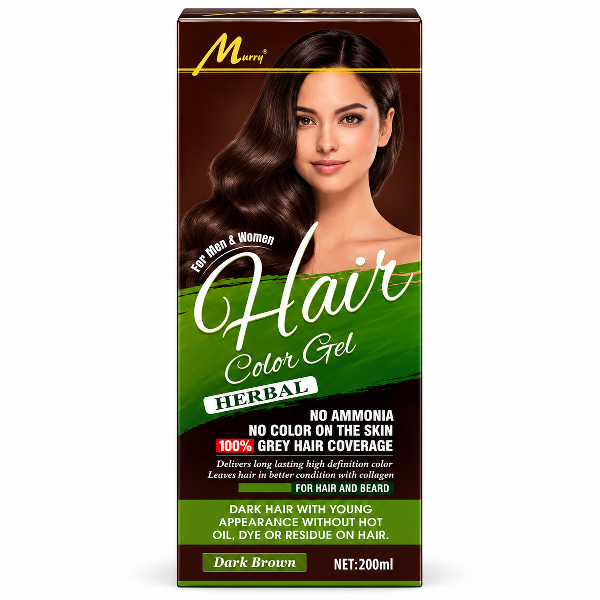 Hair Color Gel Herbal 200ml
