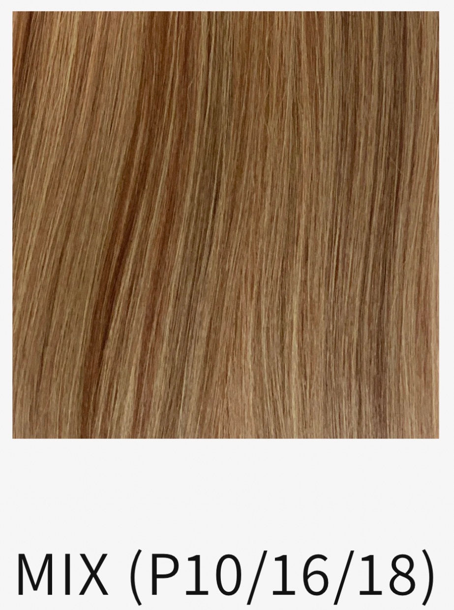 7 Pcs Beach Wave Synthetic Clips-in Extension