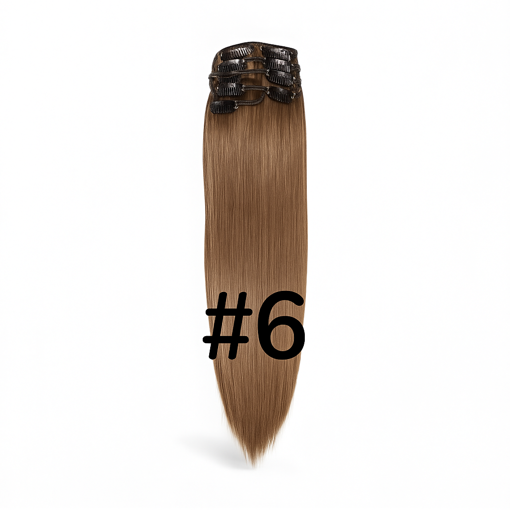 5 Pcs Synthetic Clip-Ins EW