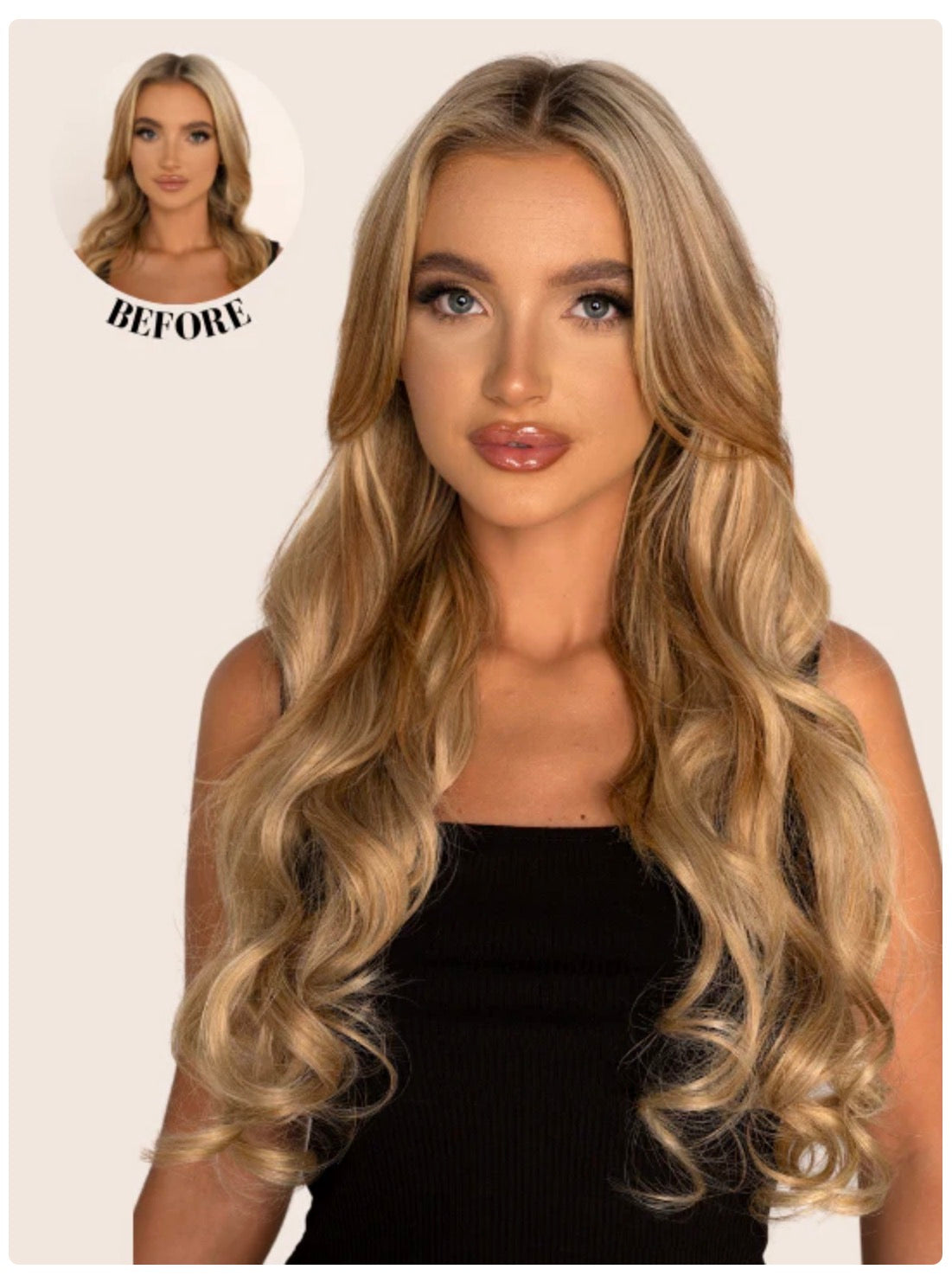 One Piece Curly Clip In Extension Heat Resistance Synthetic Hair