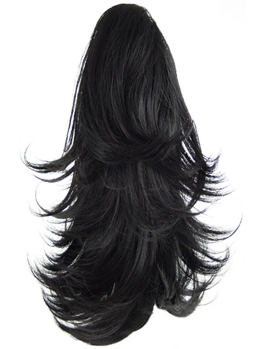 Pearl Straight To Flicky Reversible Claw Clip Ponytail