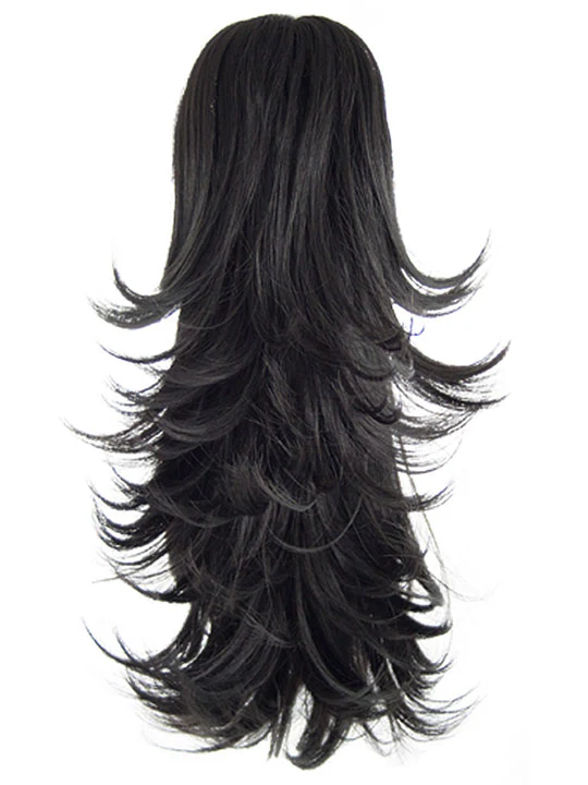 Pearl Straight To Flicky Reversible Claw Clip Ponytail