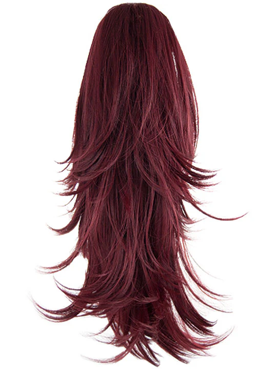 Pearl Straight To Flicky Reversible Claw Clip Ponytail