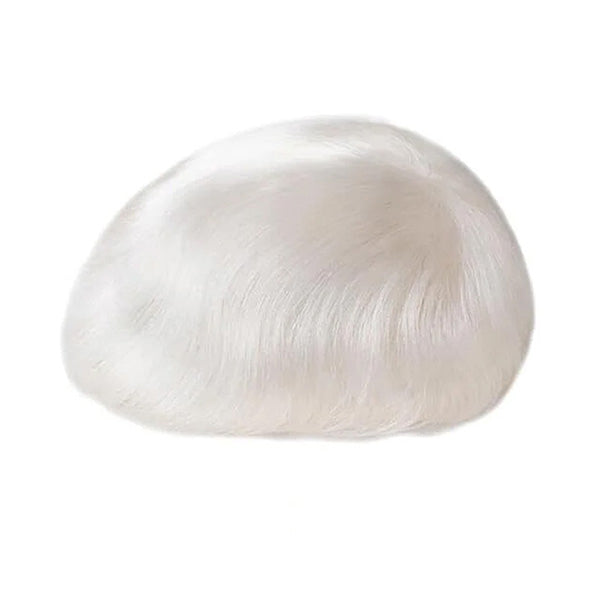 Men’s Toupee Transparent Poly Skin Hair 0.08 mm